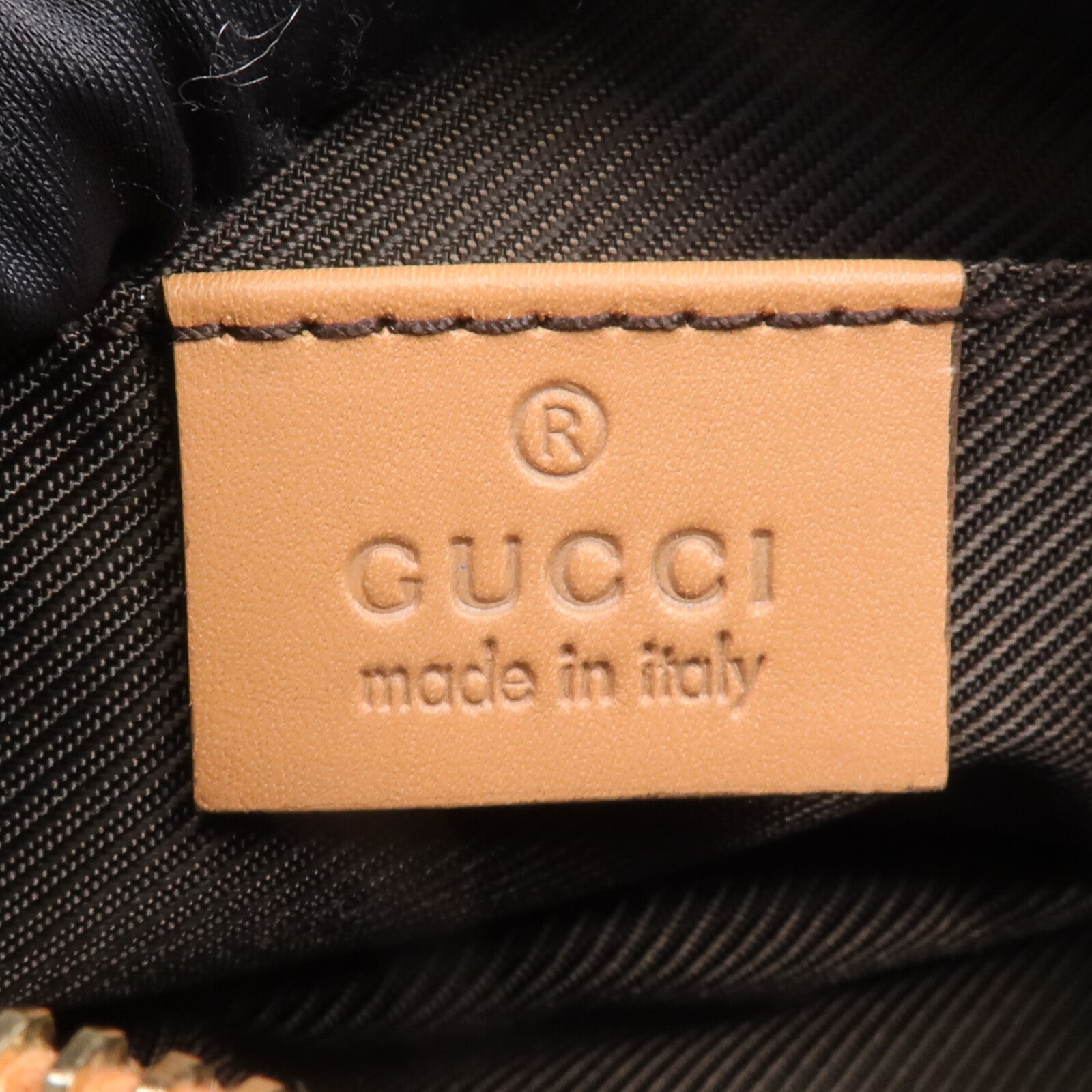 GUCCI 帆布/皮革Pouch手拿包