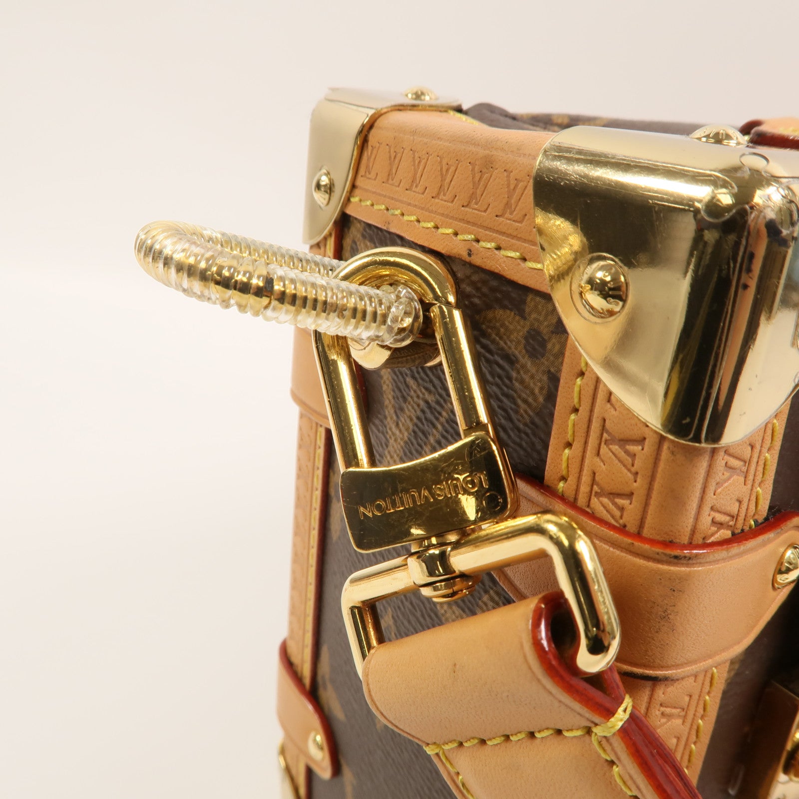 LOUIS VUITTON Monogram Side Trunk手挽肩背兩用袋