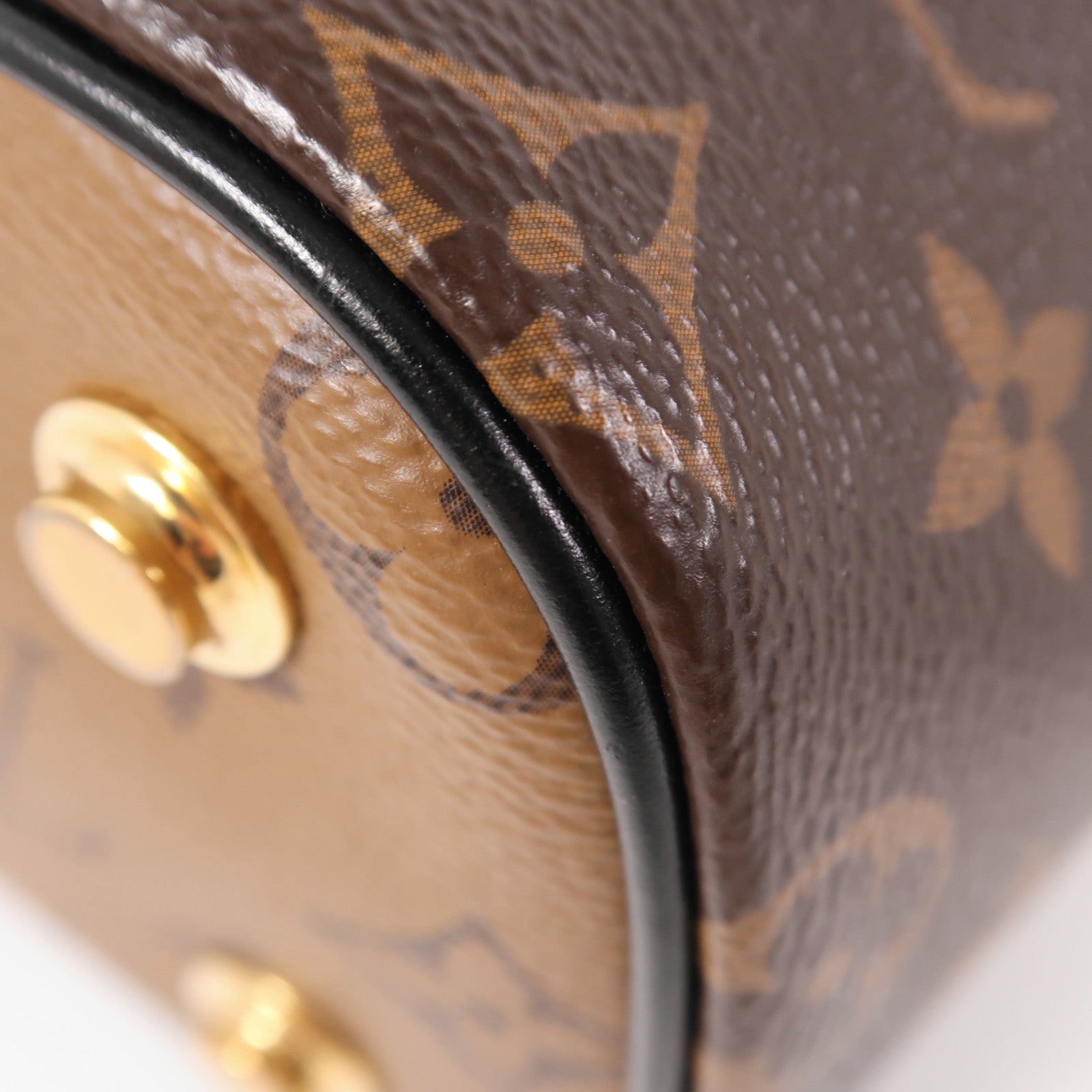 LOUIS VUITTON Monogram Reverse Vanity PM金扣手挽肩背兩用袋