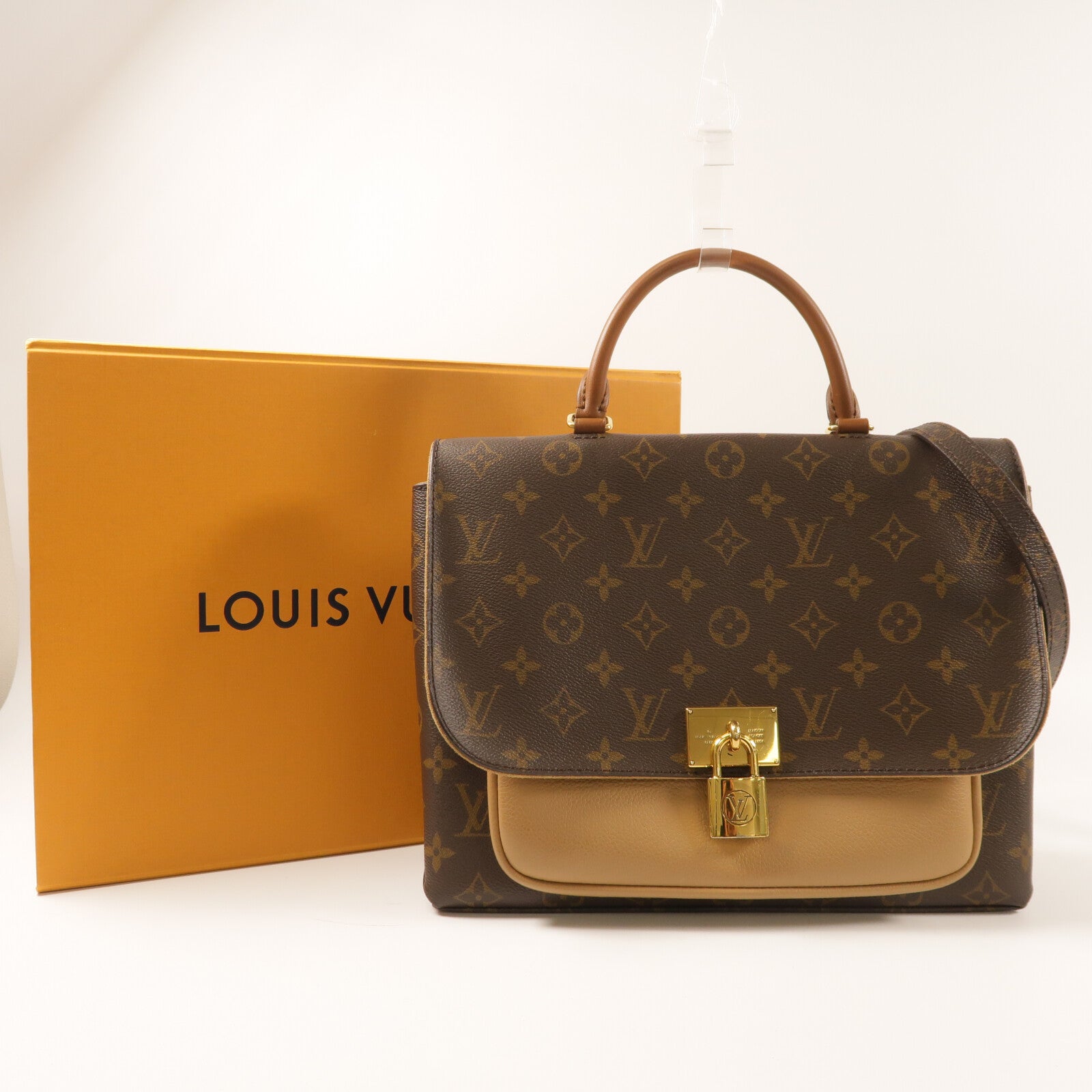 LOUIS VUITTON 【激減優惠】Monogram Marignan金扣手挽肩背兩用袋