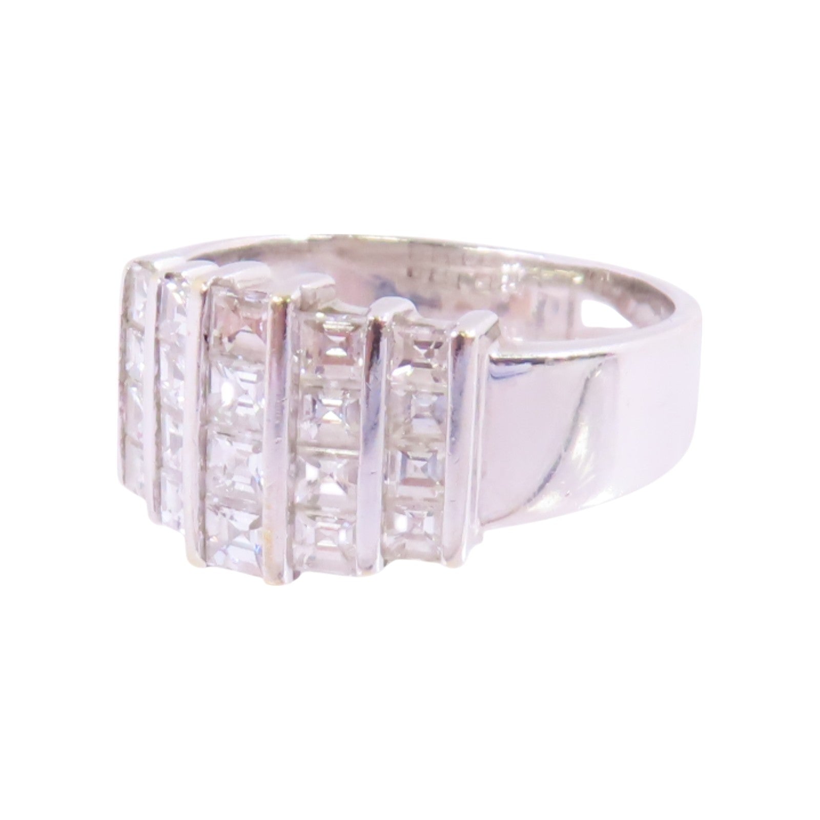 JEWELRY 【激減優惠】18K白金/鑽石Diamond Ring戒指US#7.25