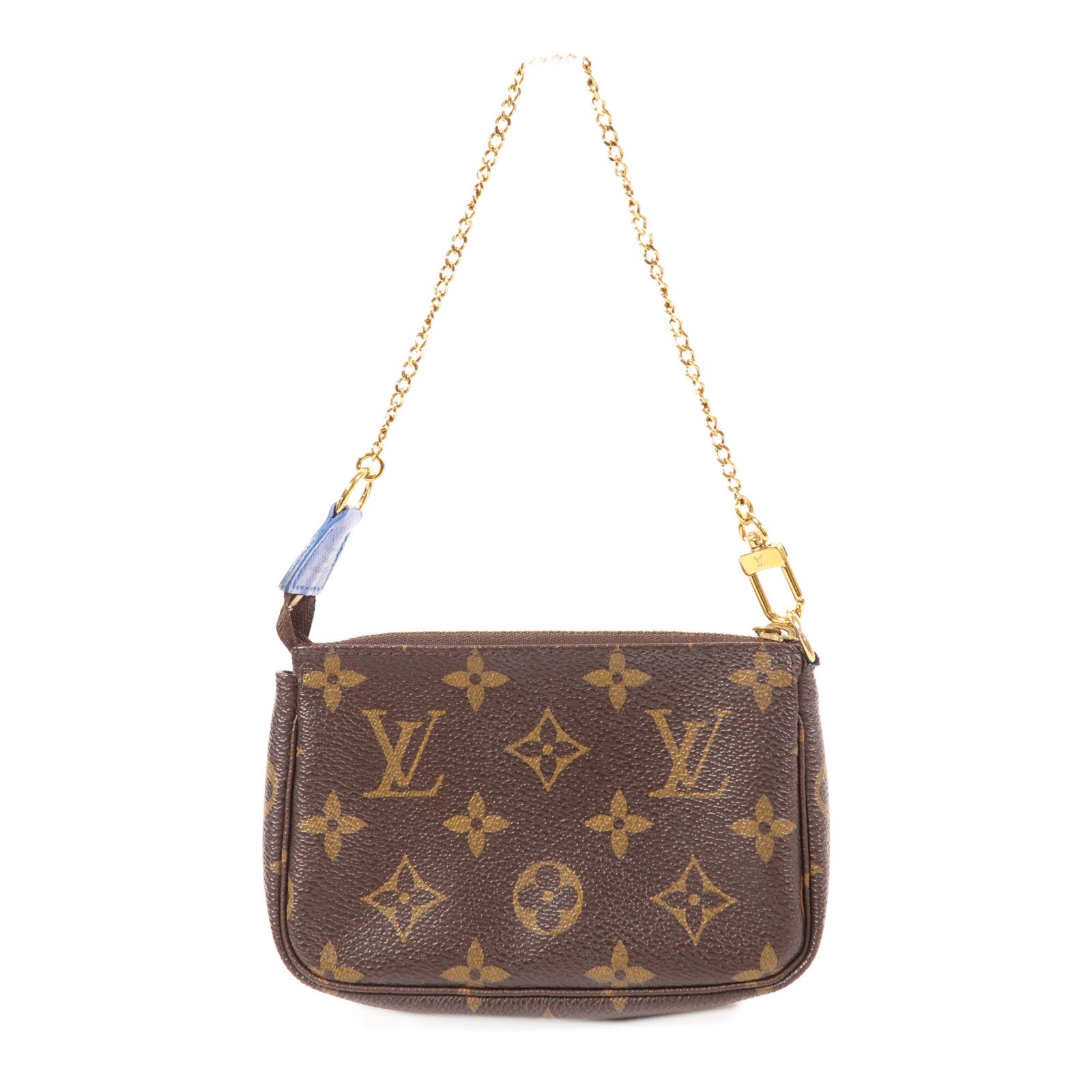 LOUIS VUITTON Monogram Mini Pochette Accessoires金扣手挽袋