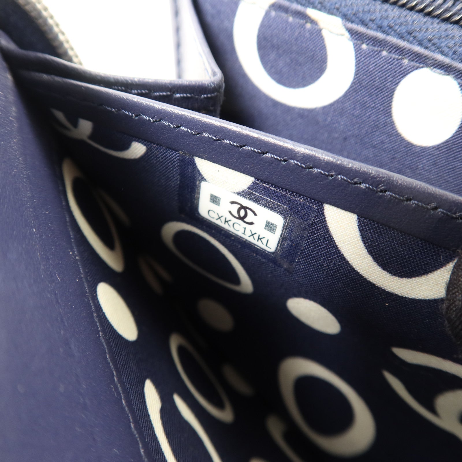 CHANEL 牛皮皮革Zipper Long Wallet長錢包