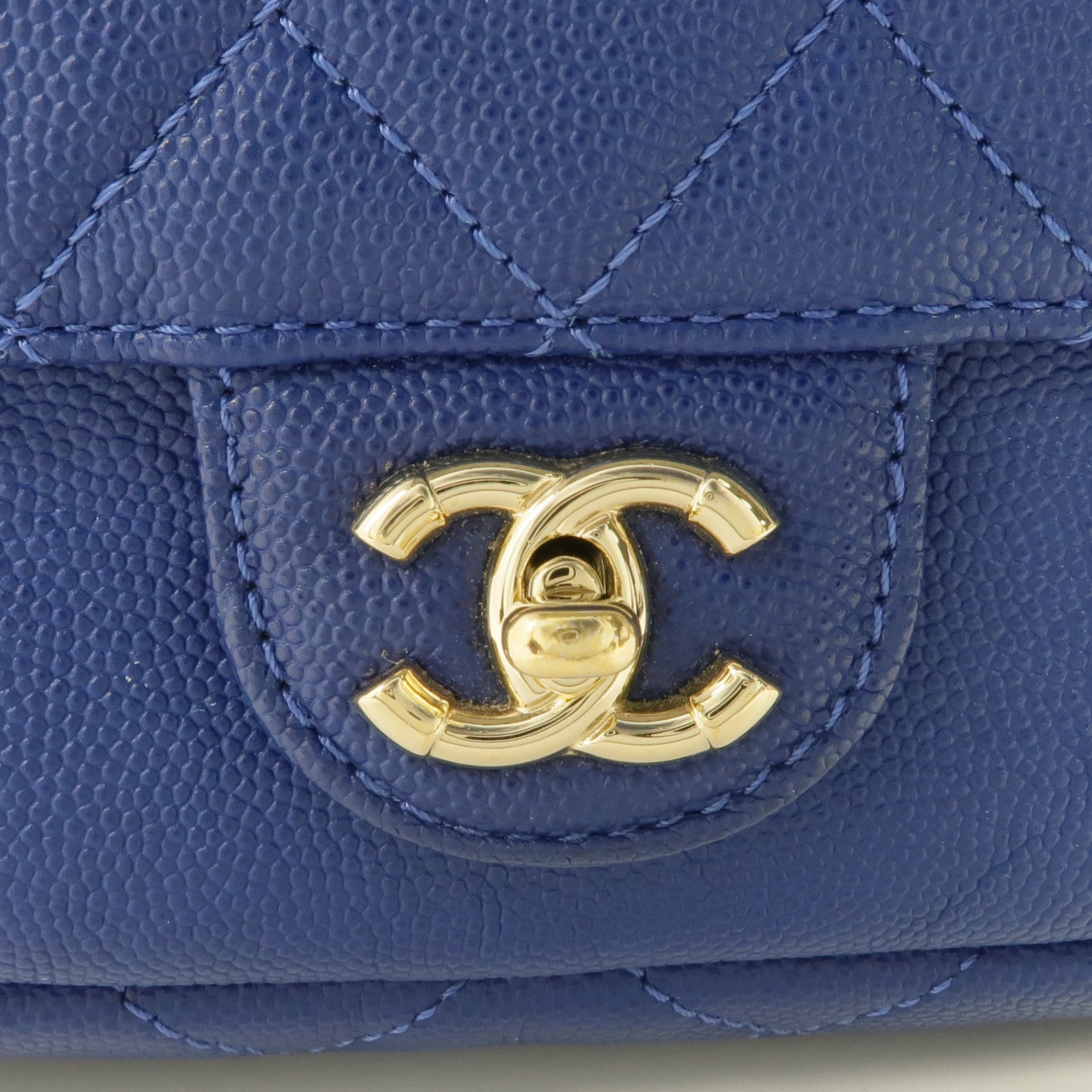 CHANEL 牛皮皮革Chain Shoulder Bag金扣鏈帶肩背袋