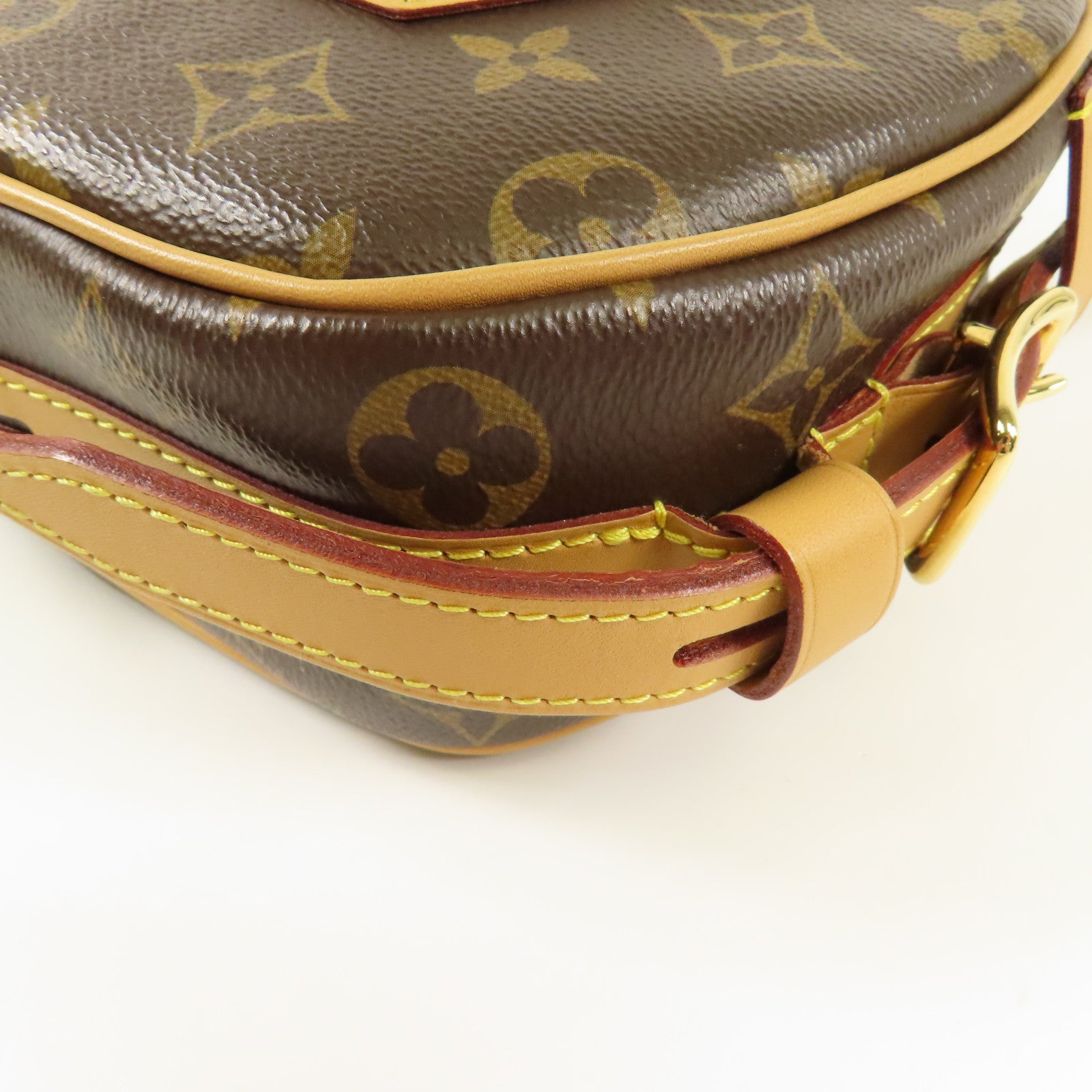 LOUIS VUITTON Monogram Boite Chapeau Souple金扣肩背袋棕色