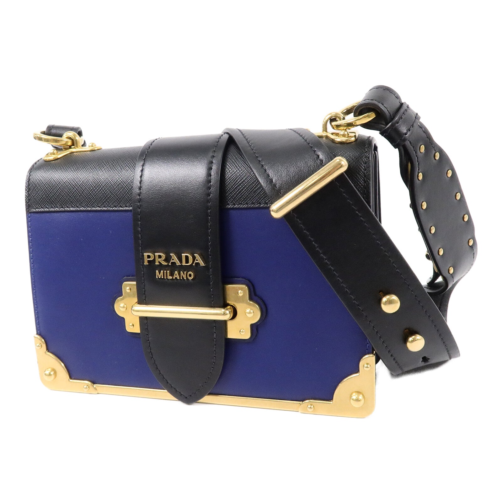 PRADA Saffiano皮革Cahier Bag肩背袋