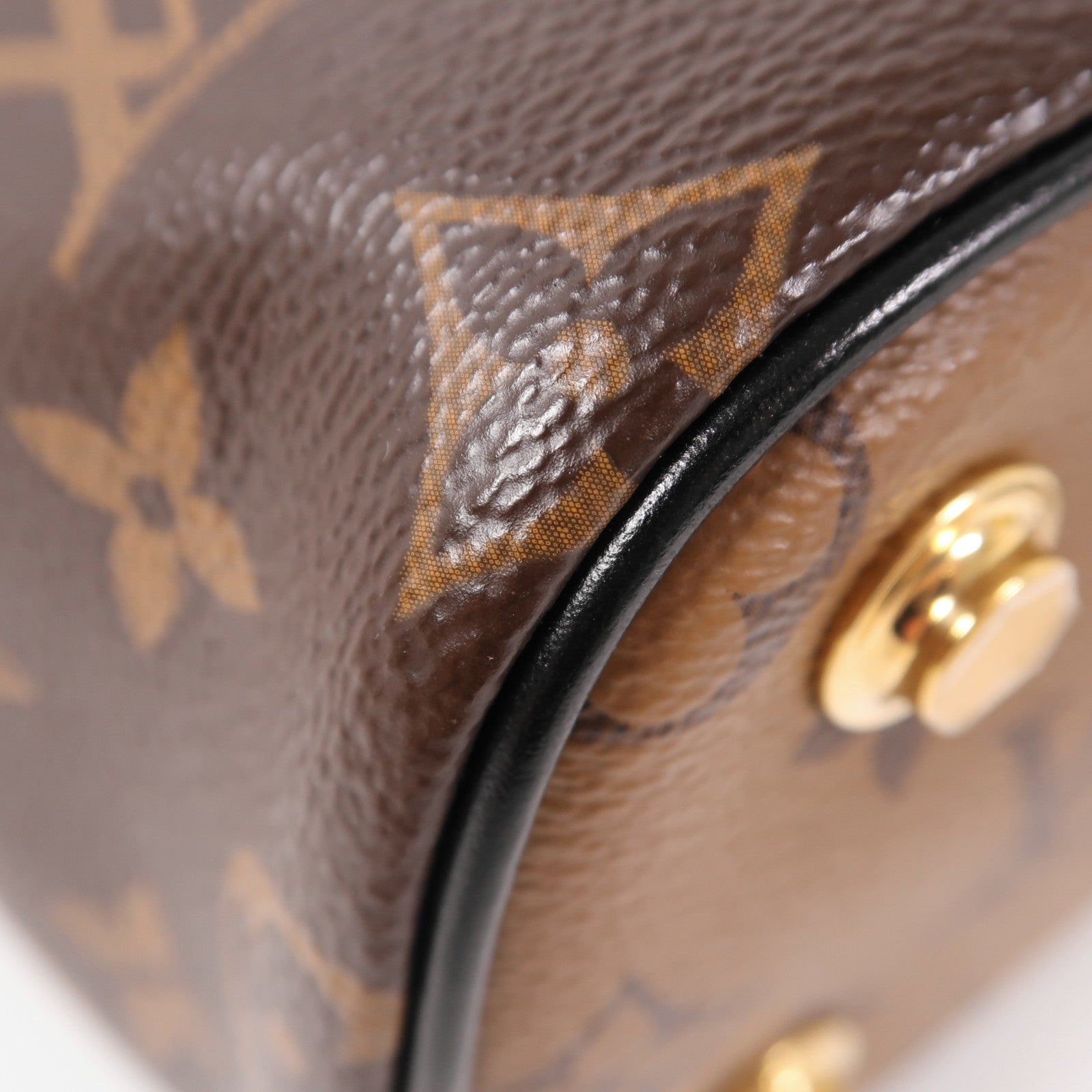 LOUIS VUITTON Monogram Reverse Vanity PM金扣手挽肩背兩用袋