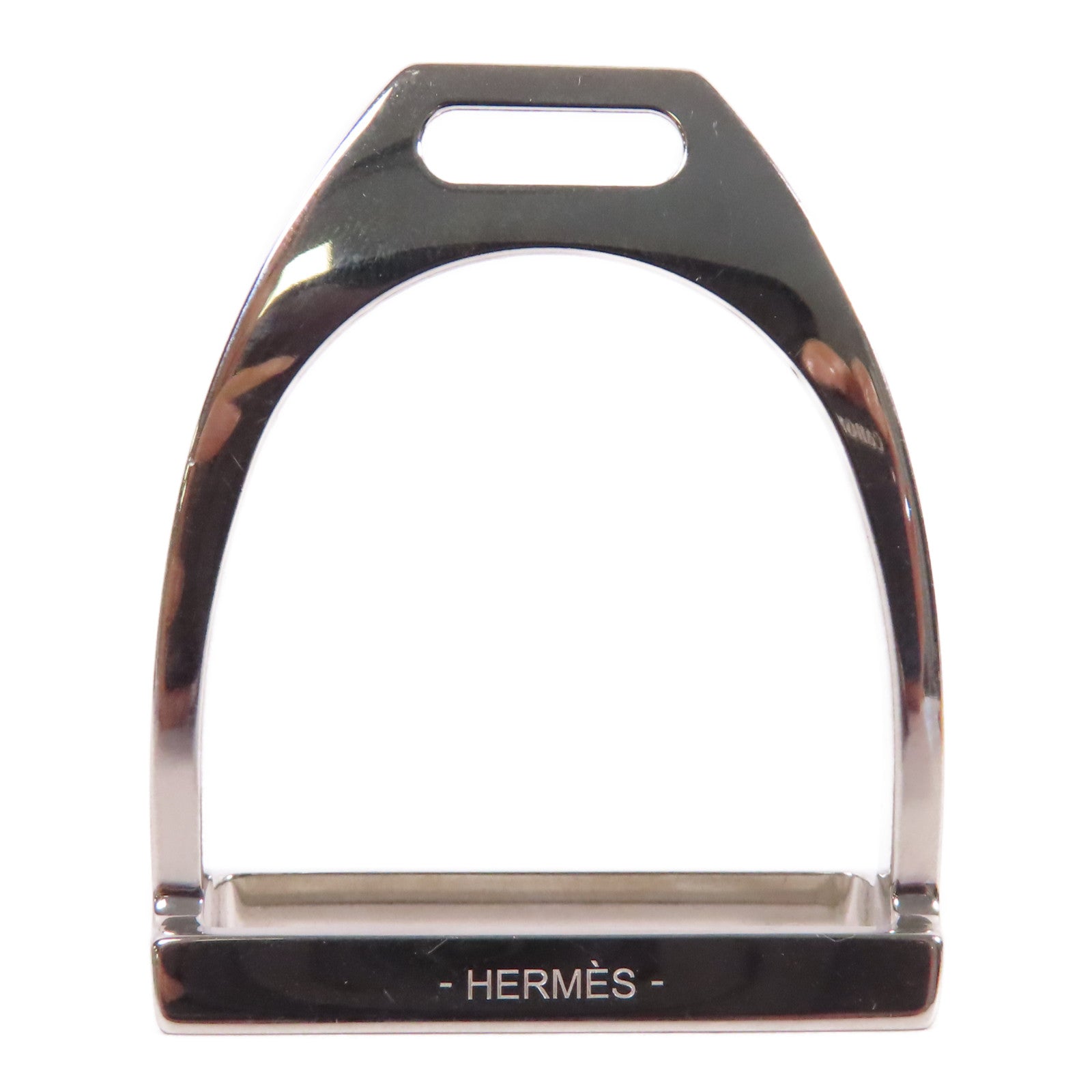 HERMES 【激減優惠】金屬Scarf Ring絲巾扣銀色