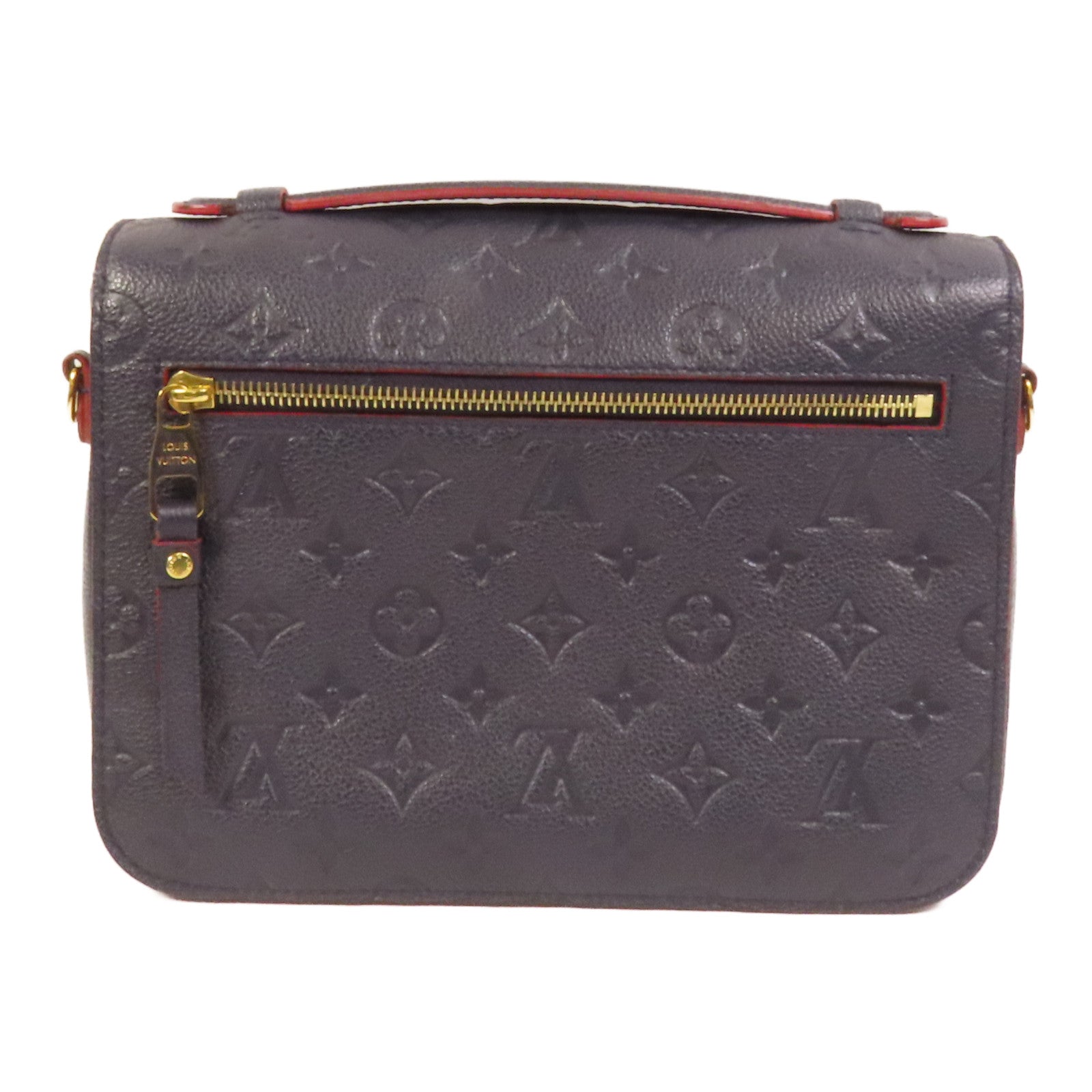 LOUIS VUITTON Monogram Empreinte Pochette Metis金扣手挽肩背兩用袋