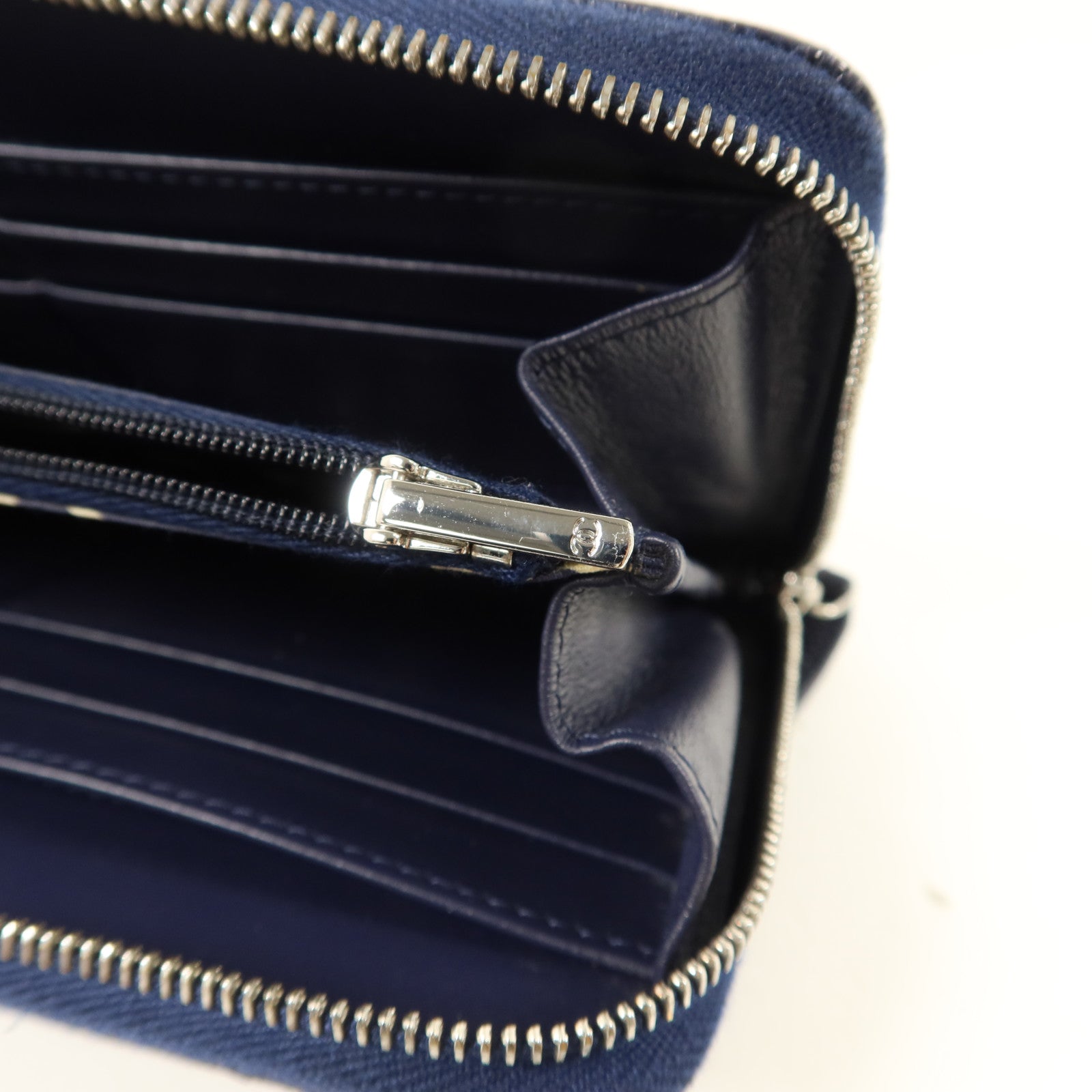CHANEL 牛皮皮革Zipper Long Wallet長錢包