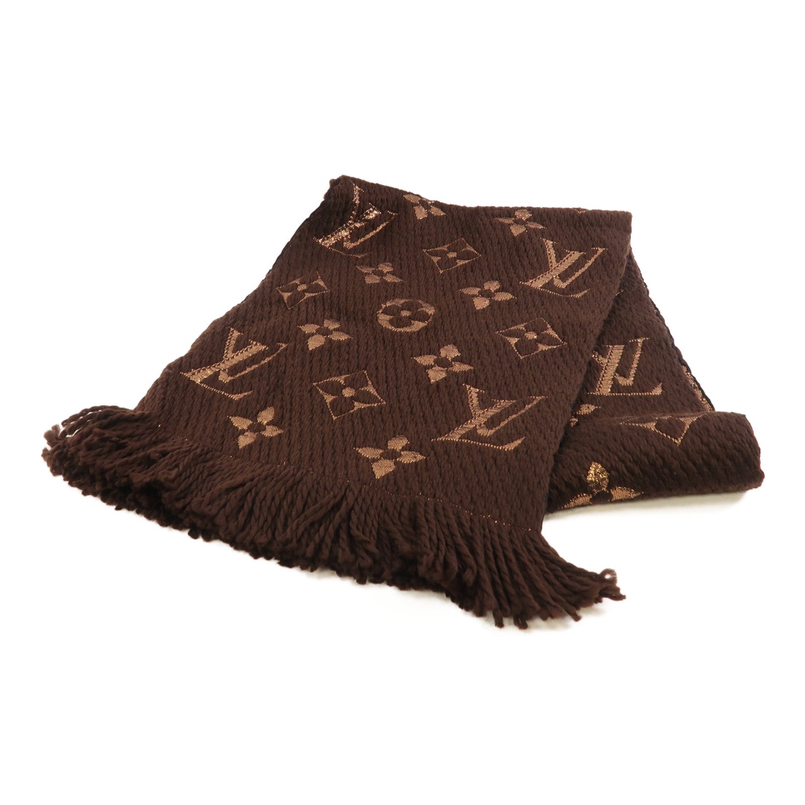 LOUIS VUITTON 羊毛Scarf圍巾啡色