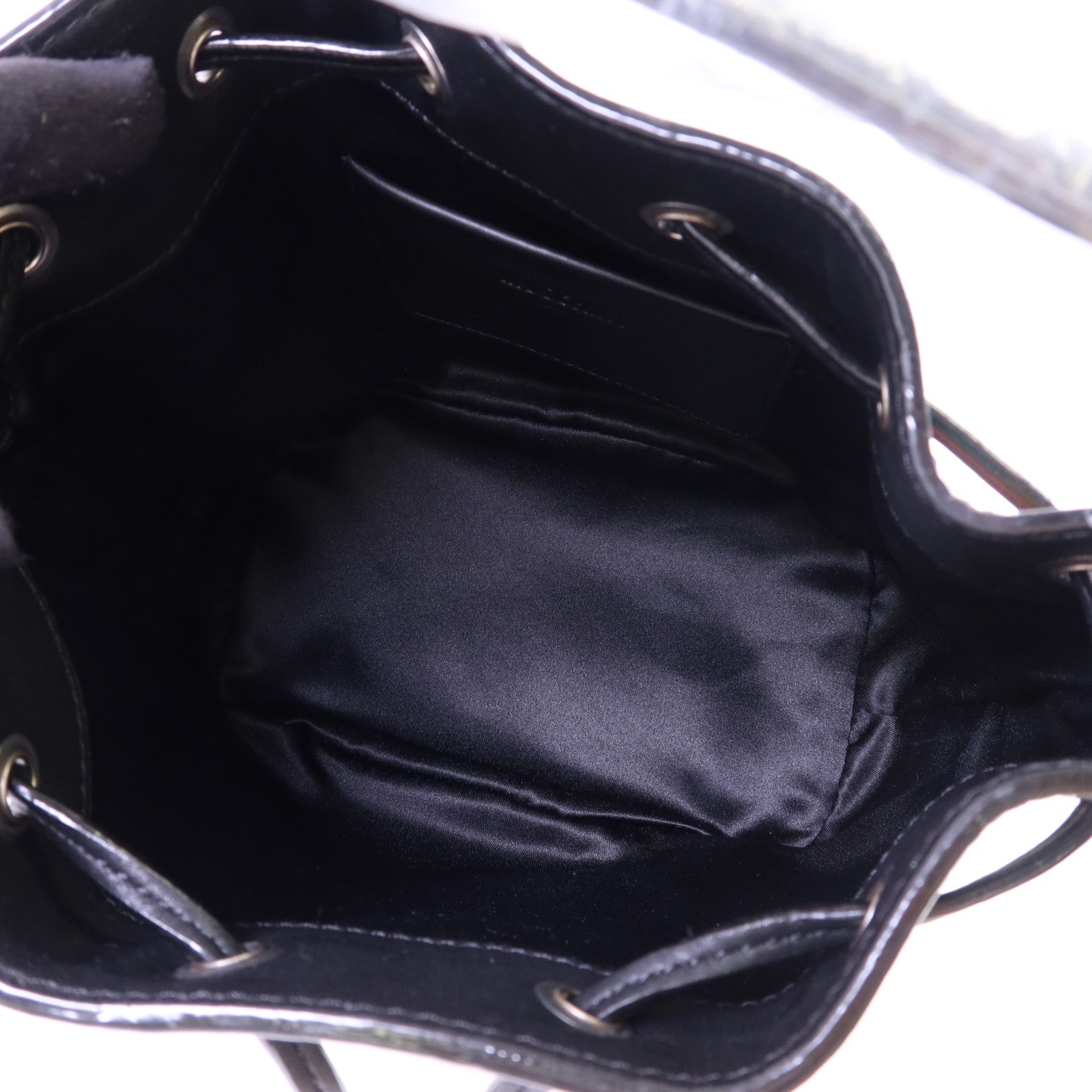 MOSCHINO 塗層帆布Handbag銀扣肩背袋