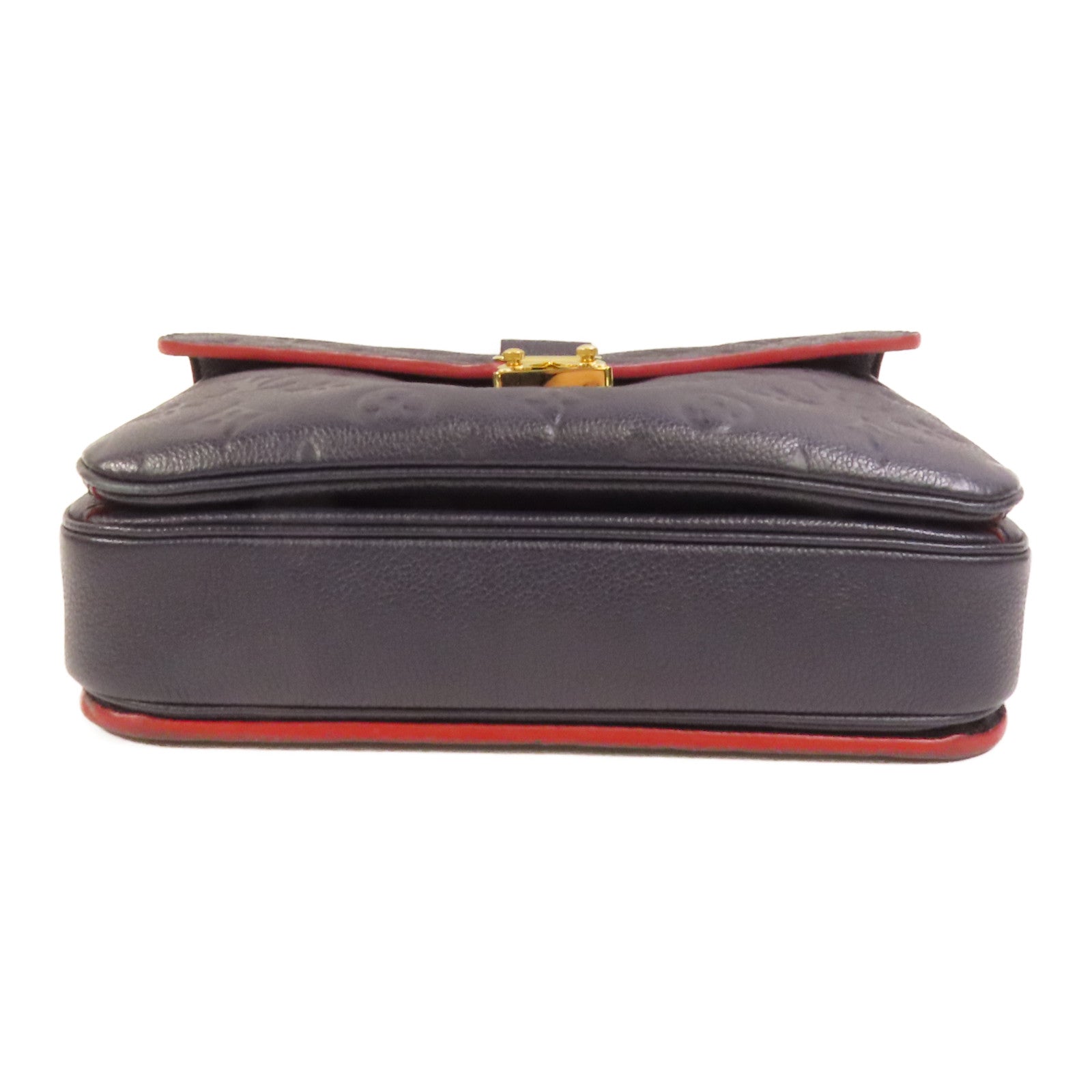 LOUIS VUITTON Monogram Empreinte Pochette Metis金扣手挽肩背兩用袋