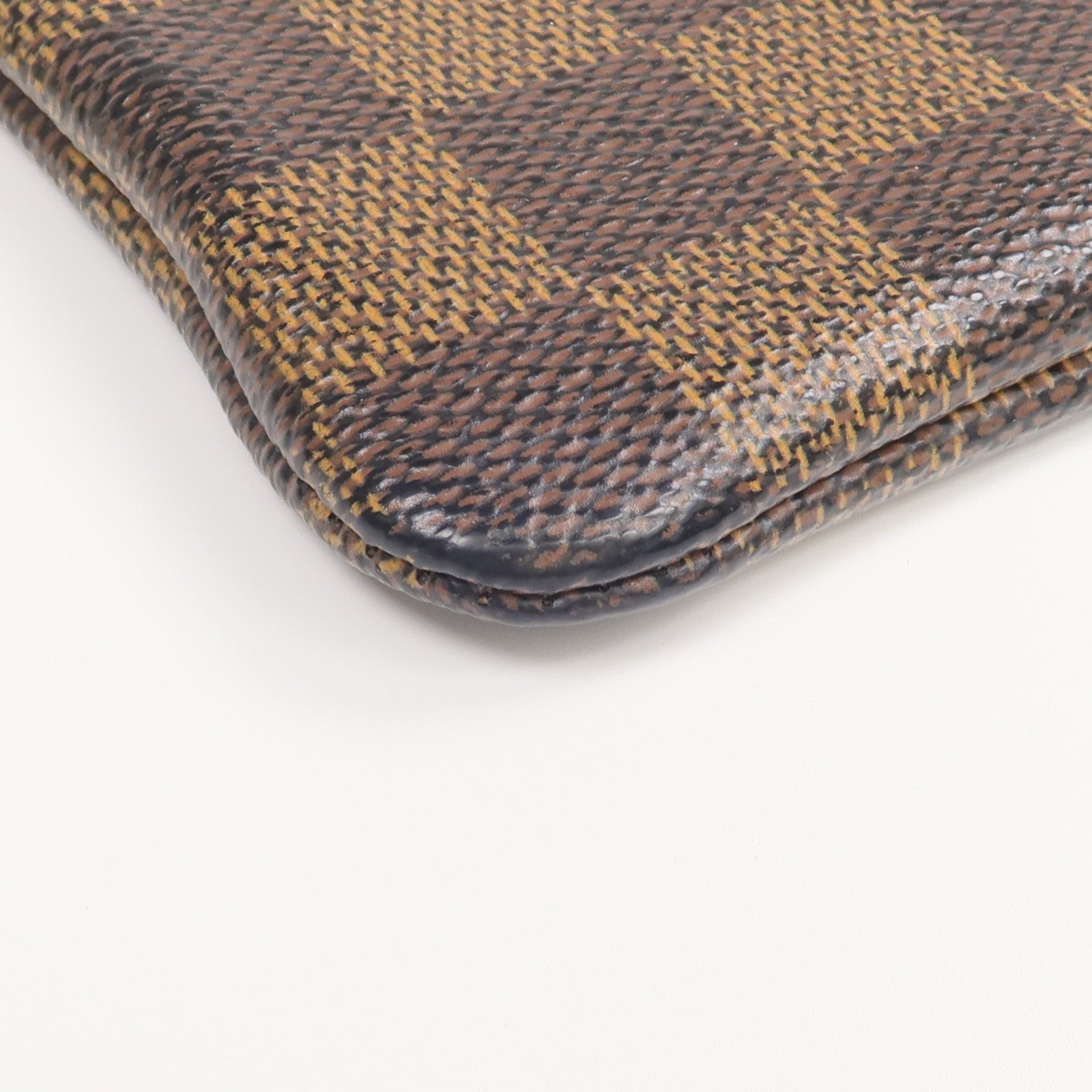 LOUIS VUITTON Damier Key Pouch金扣零錢包