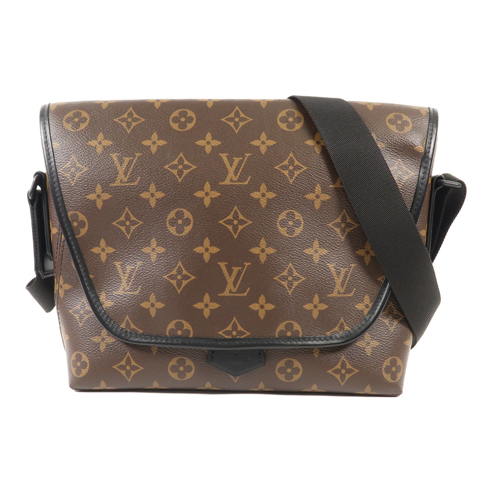 LOUIS VUITTON Monogram Magnetic Messenger Bag肩背袋棕色