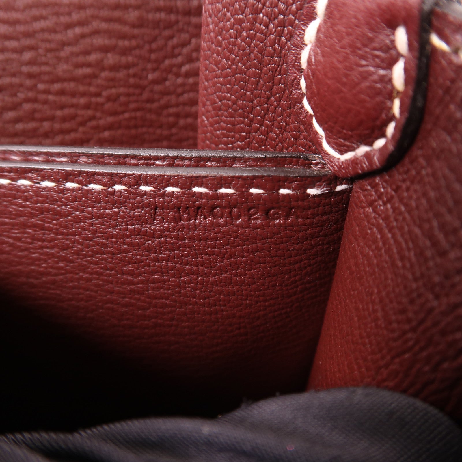 HERMES Evercolor皮革Roulis 23銀扣肩背袋Bordeaux