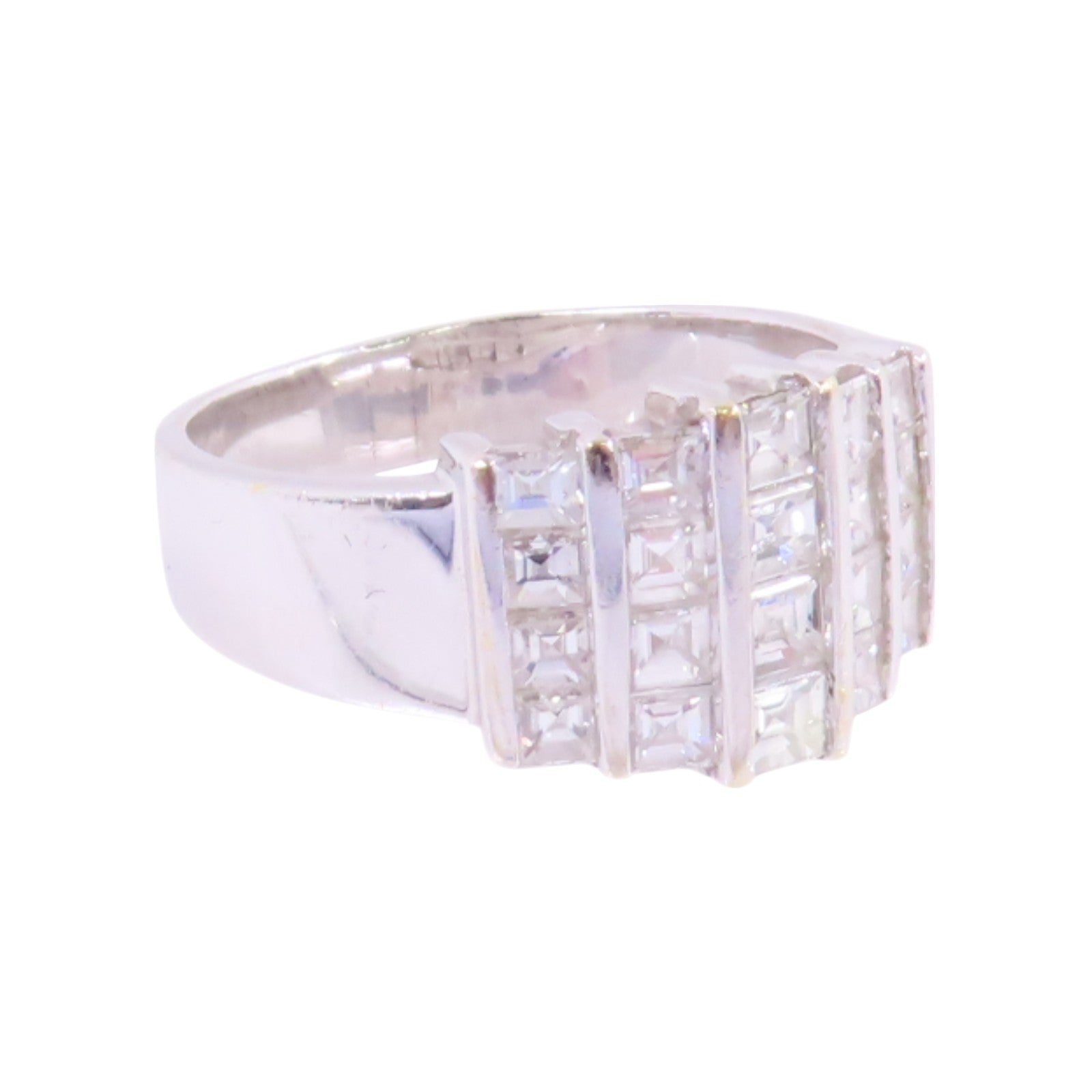 JEWELRY 【激減優惠】18K白金/鑽石Diamond Ring戒指US#7.25