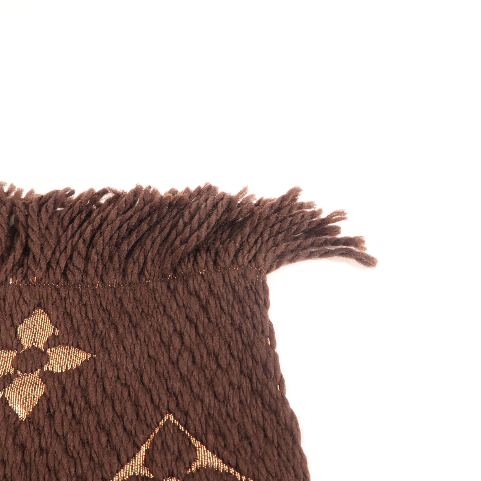 LOUIS VUITTON 羊毛Scarf圍巾啡色