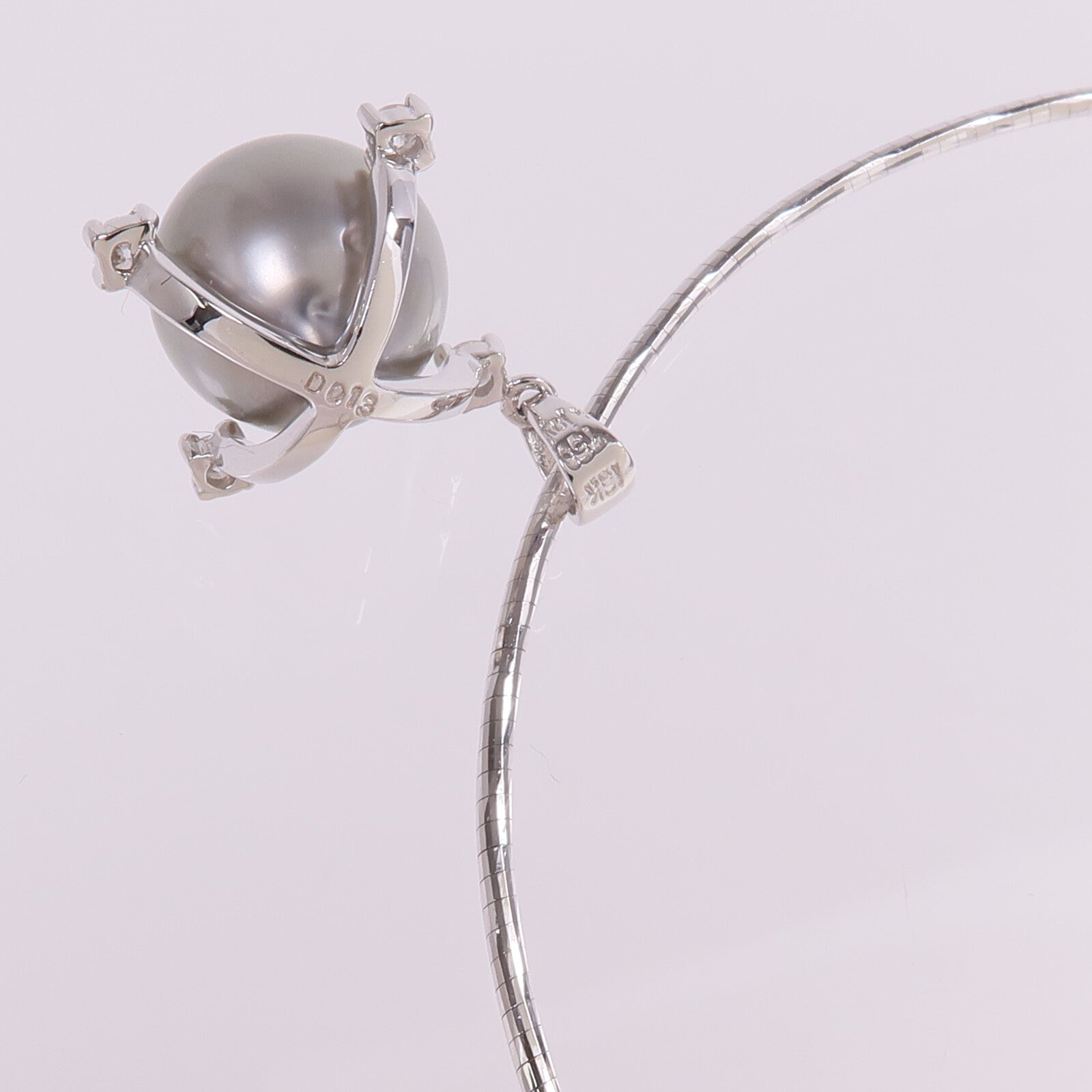 JEWELRY 18K白金Pearl Diamond Necklace珍珠/鑽石項鍊