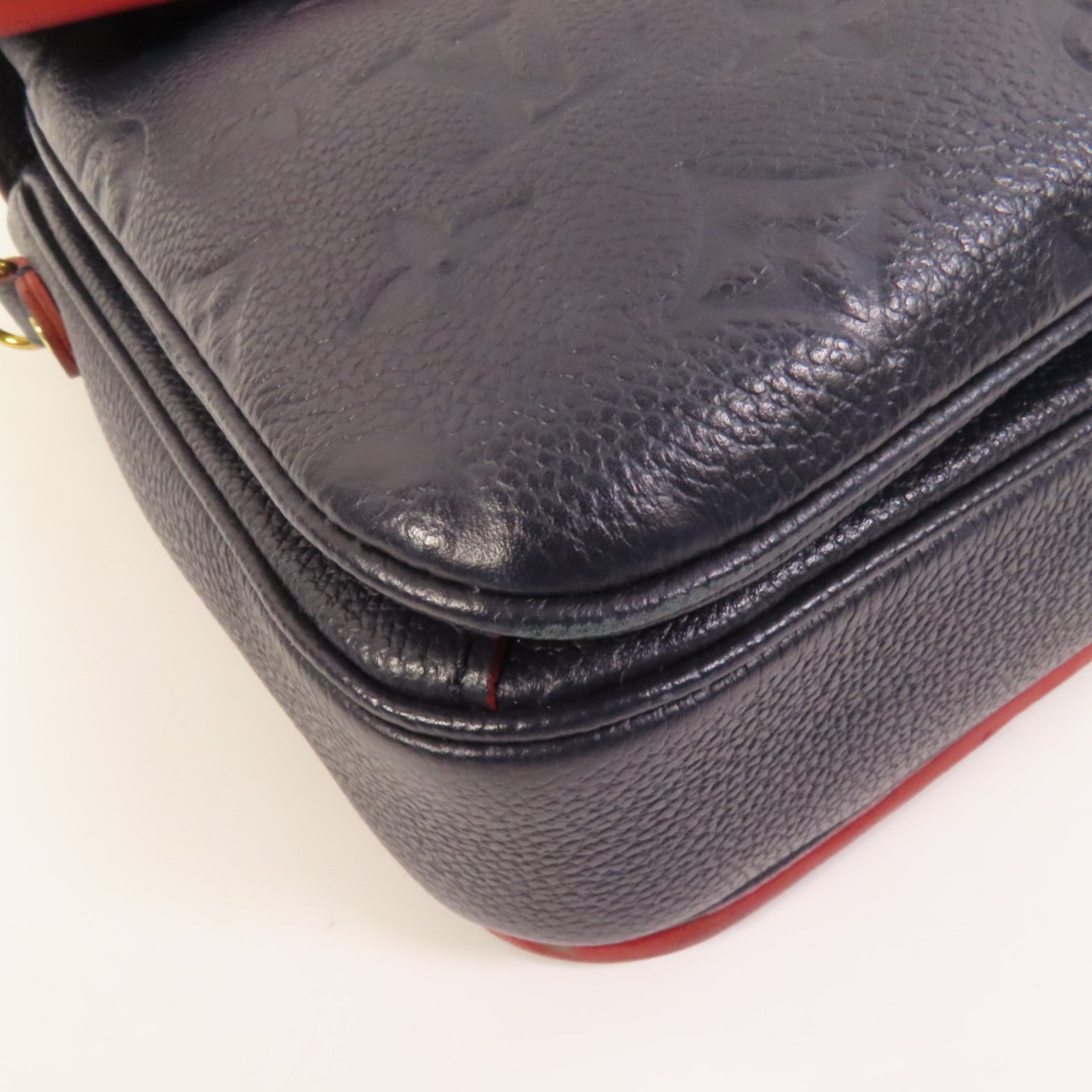 LOUIS VUITTON Monogram Empreinte Pochette Metis金扣手挽肩背兩用袋