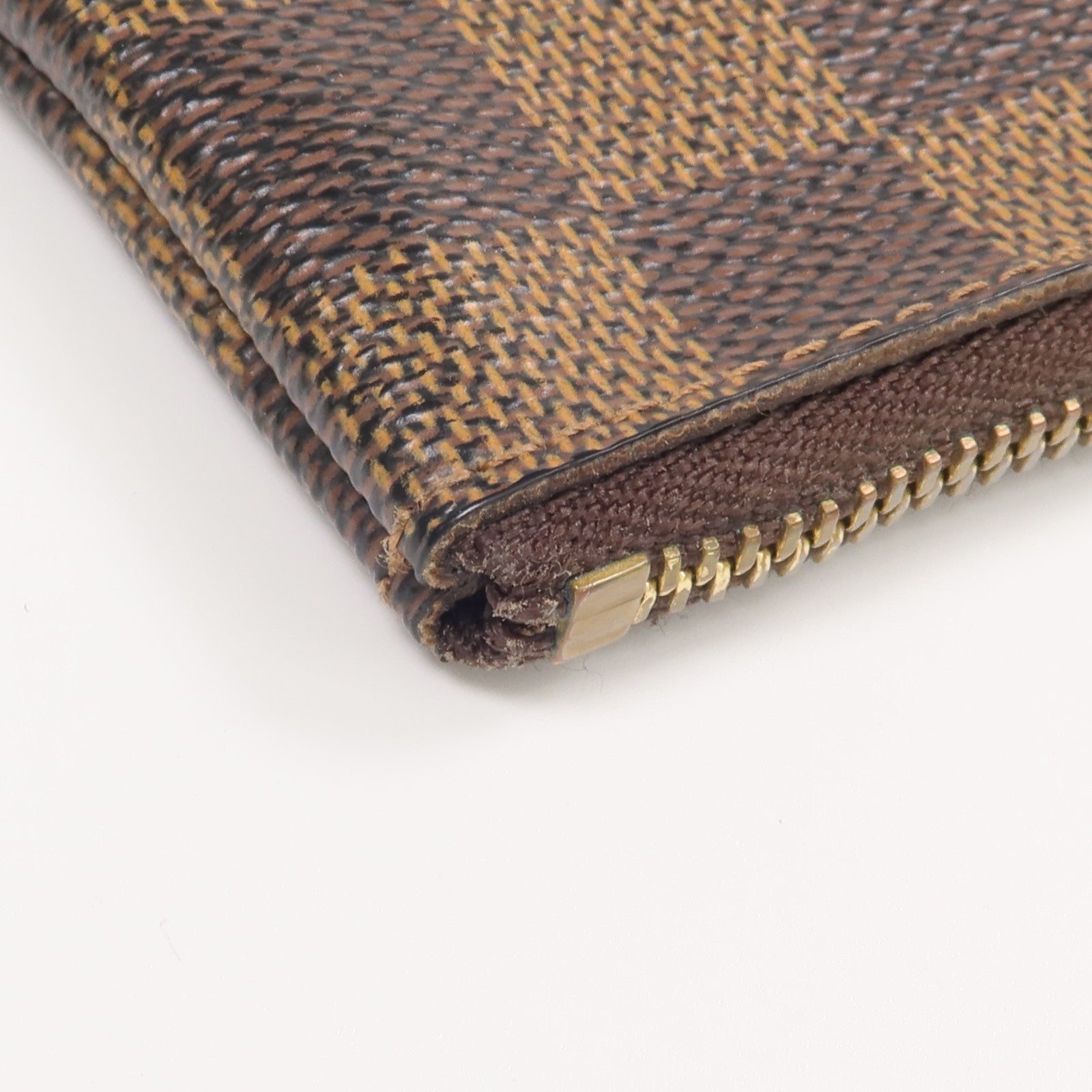 LOUIS VUITTON Damier Key Pouch金扣零錢包