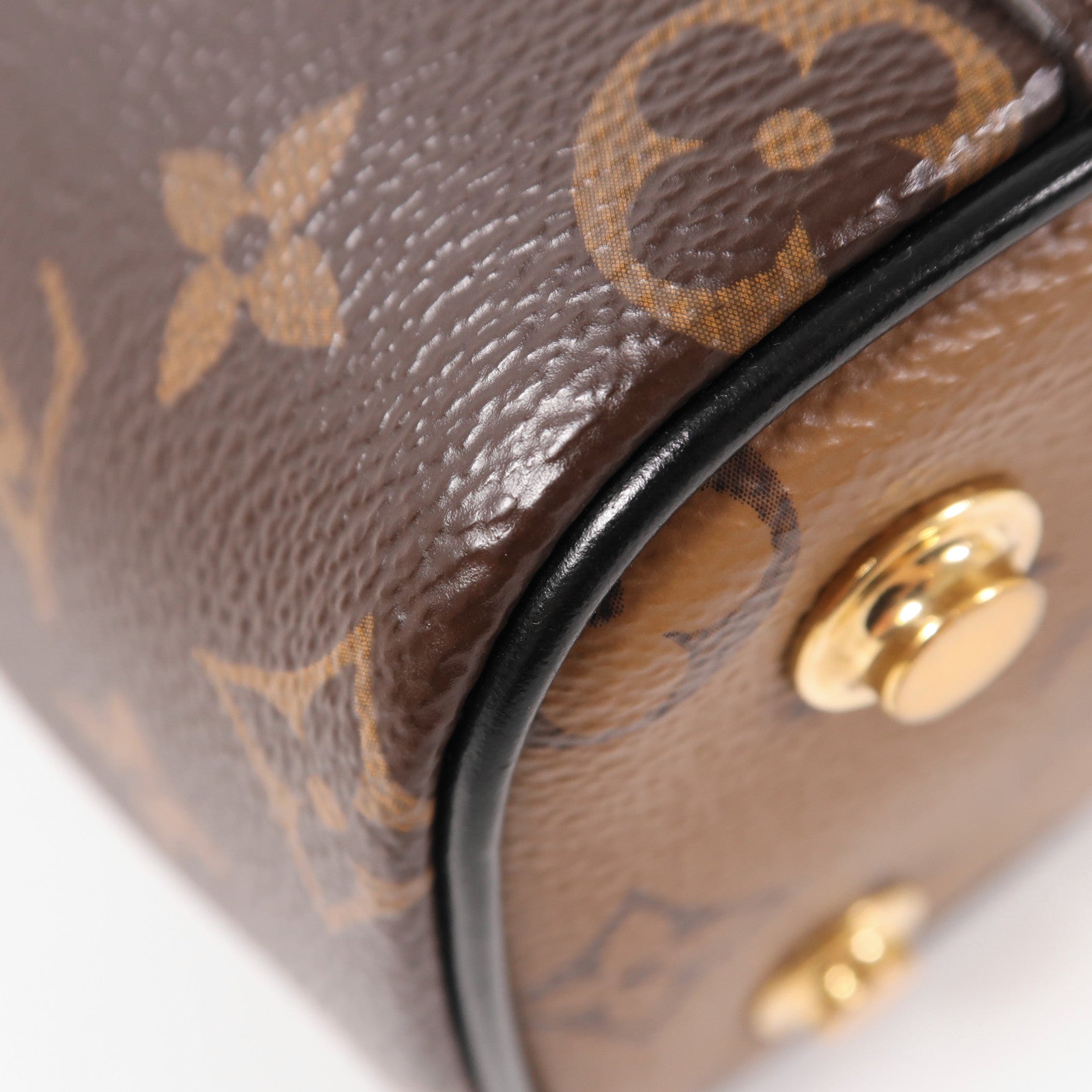 LOUIS VUITTON LV GHW Vanity PM 2 Way Shoulder Bag M45165 Monogram Reverse Brown