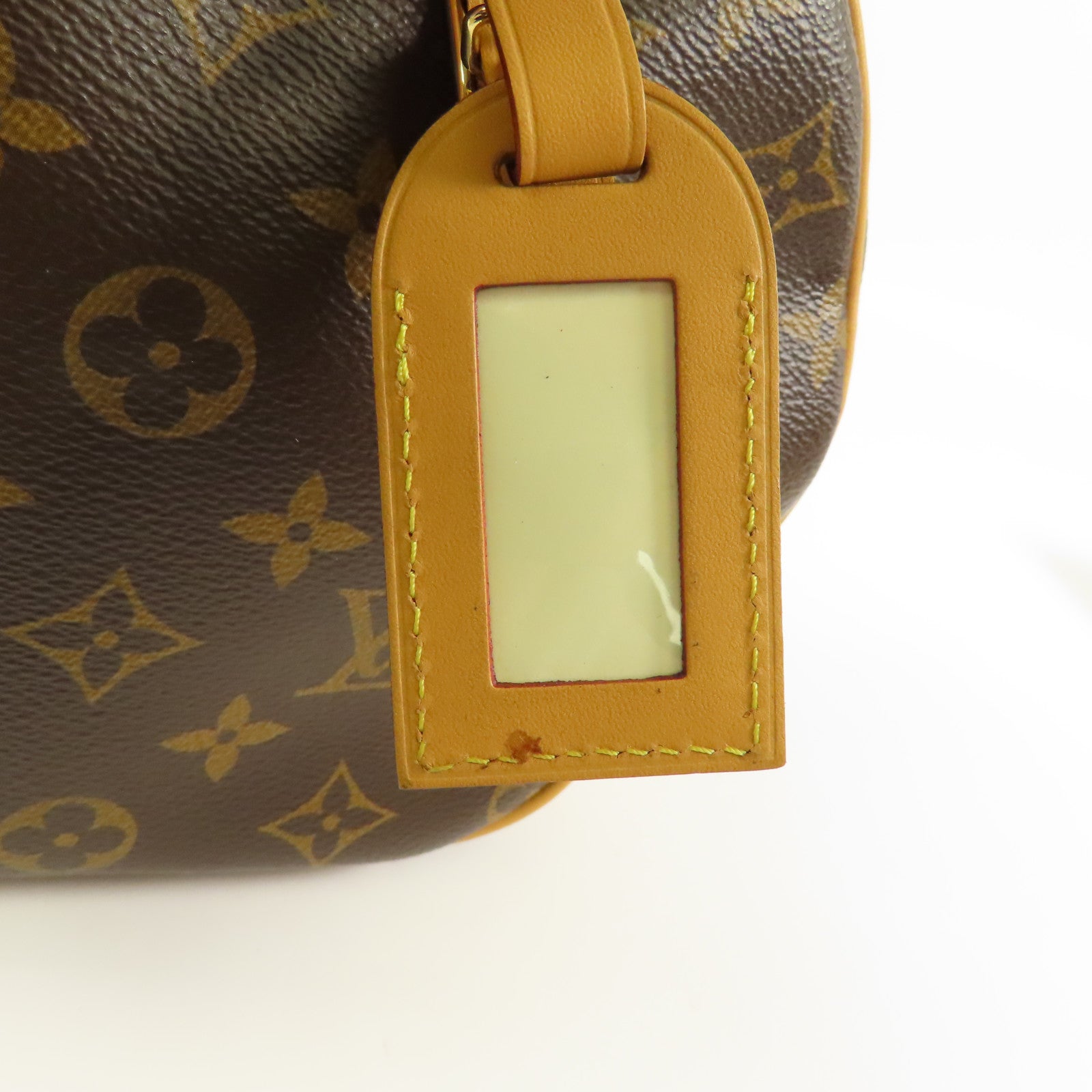 LOUIS VUITTON Monogram Boite Chapeau Souple金扣肩背袋棕色