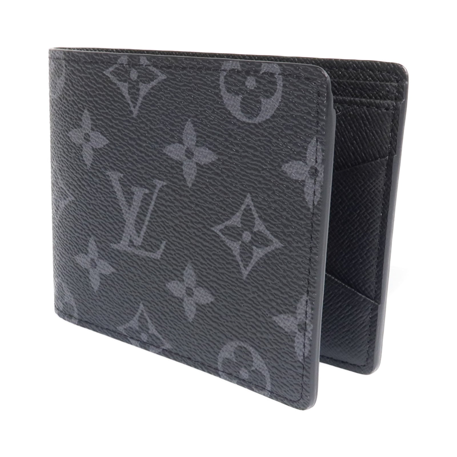 LOUIS VUITTON Monogram Eclipse Multiple錢包