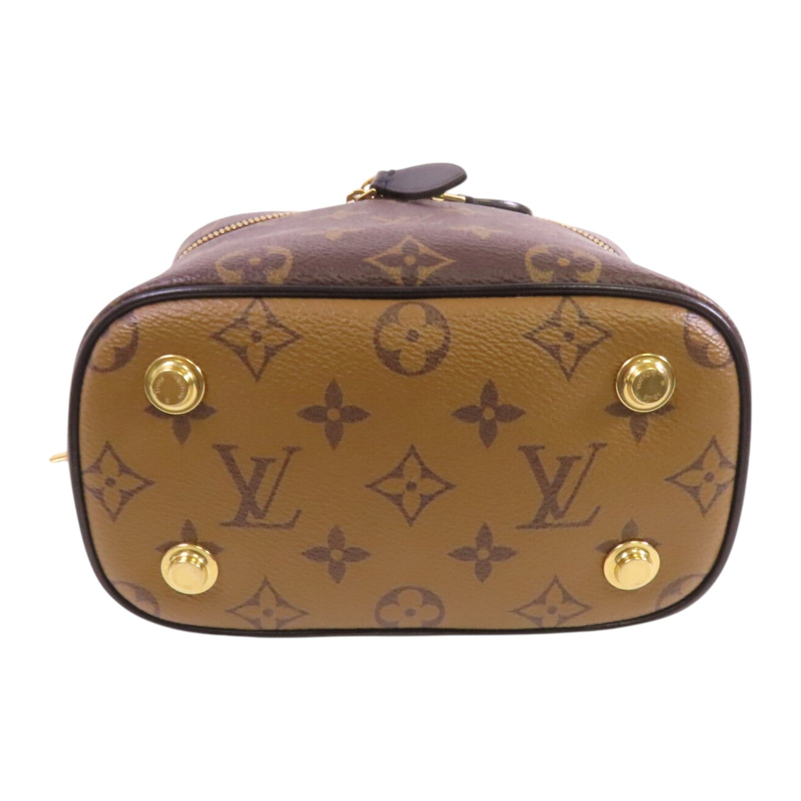 LOUIS VUITTON Monogram Reverse Vanity PM金扣手挽肩背兩用袋