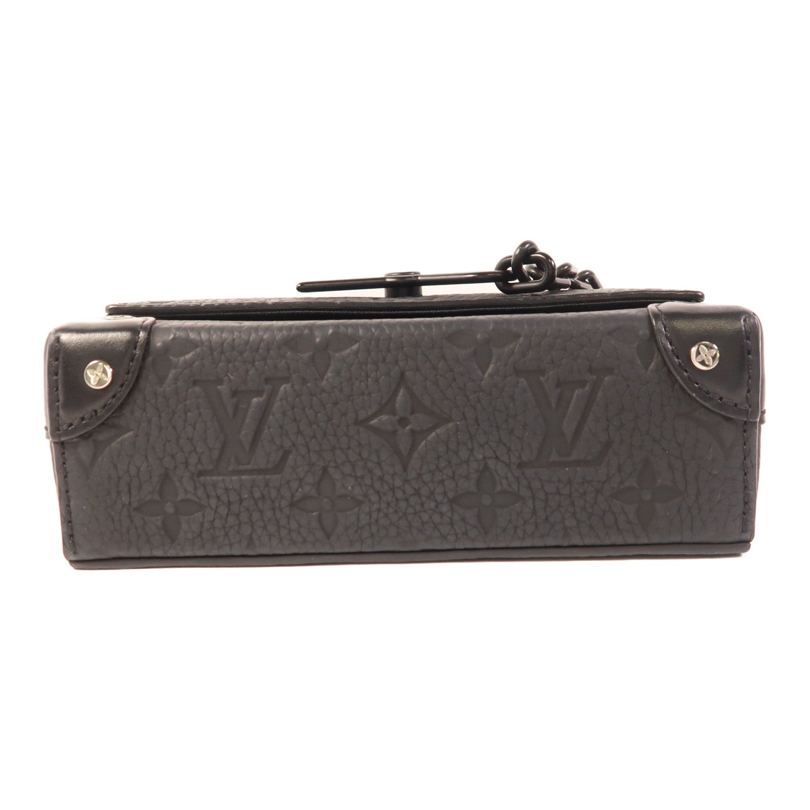 LOUIS VUITTON Monogram Taurillon Steamer Wearable Wallet扣肩背袋