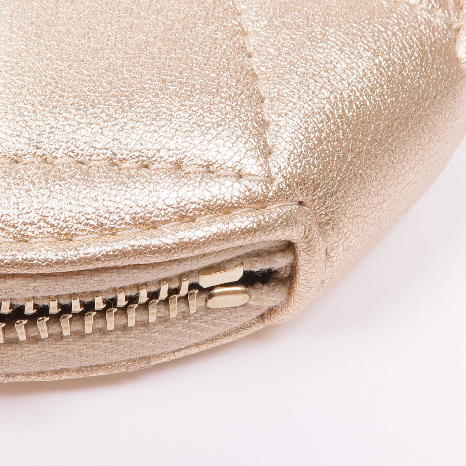 CHANEL 羊皮皮革Coin Case金扣零錢包