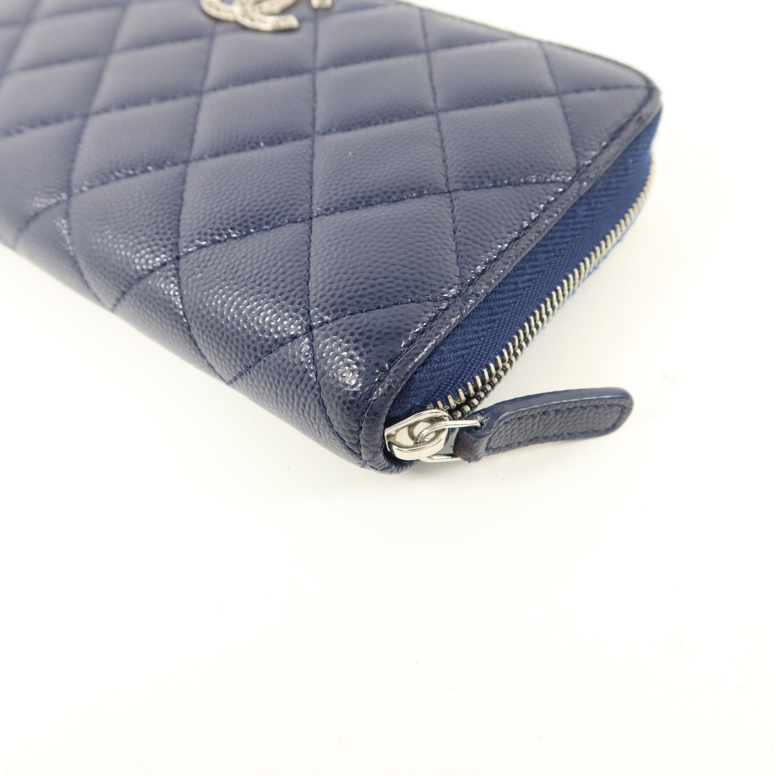 CHANEL 牛皮皮革Zipper Long Wallet長錢包