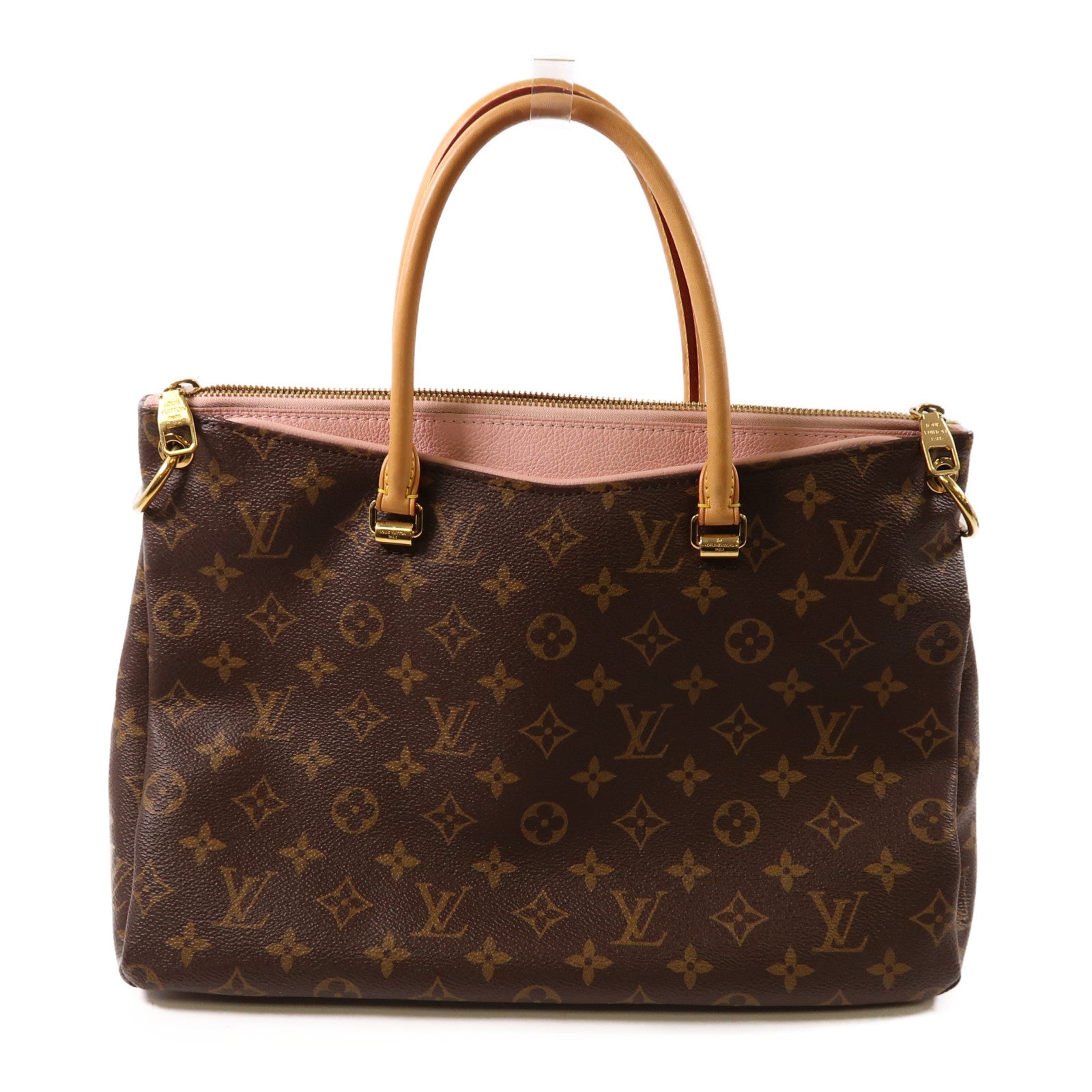 LOUIS VUITTON Monogram Pallas MM金扣手挽肩背兩用袋