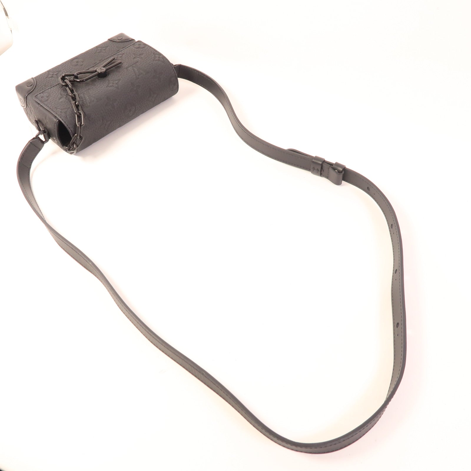 LOUIS VUITTON Monogram Taurillon Steamer Wearable Wallet扣肩背袋