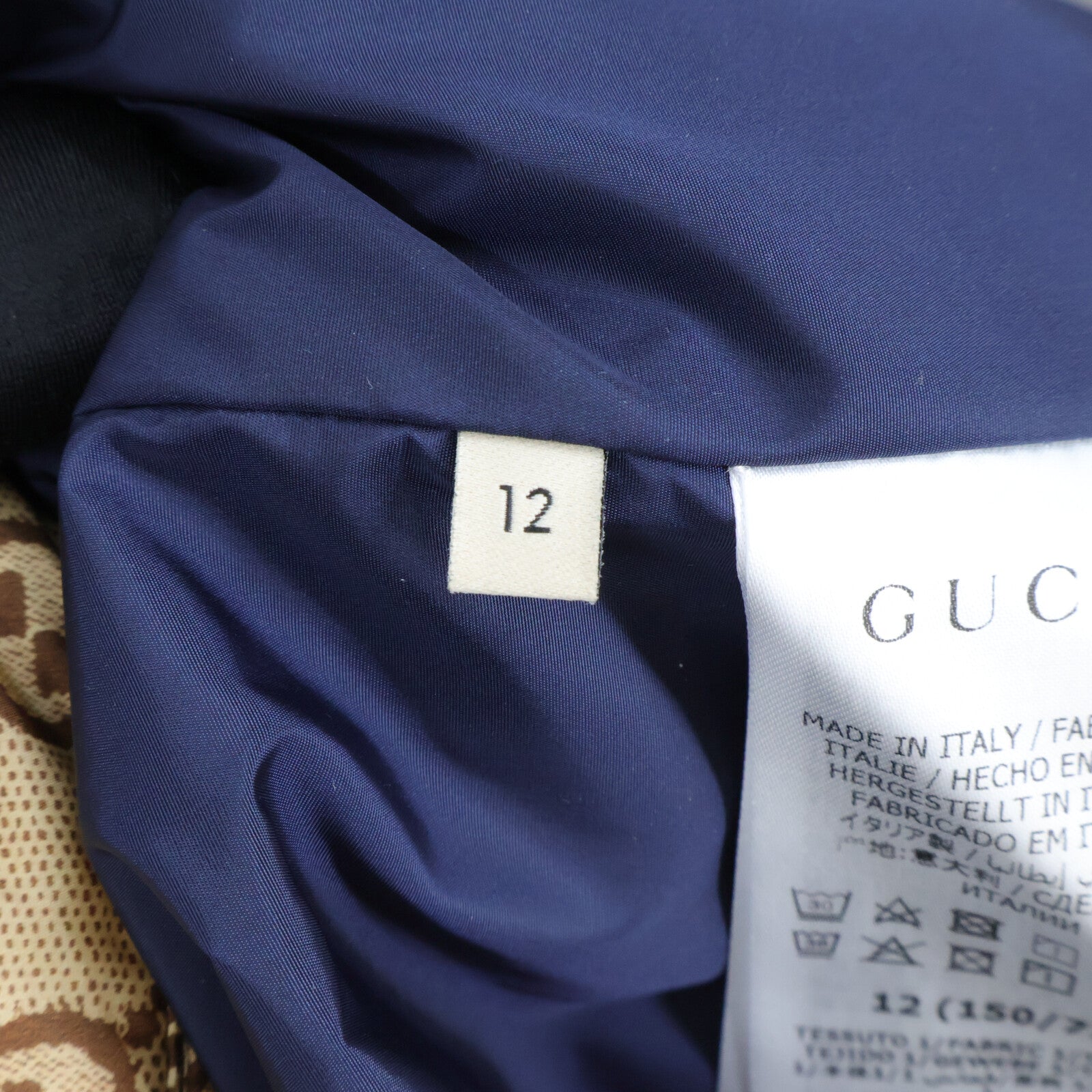GUCCI Children's GG Canvas Down Jacket大衣