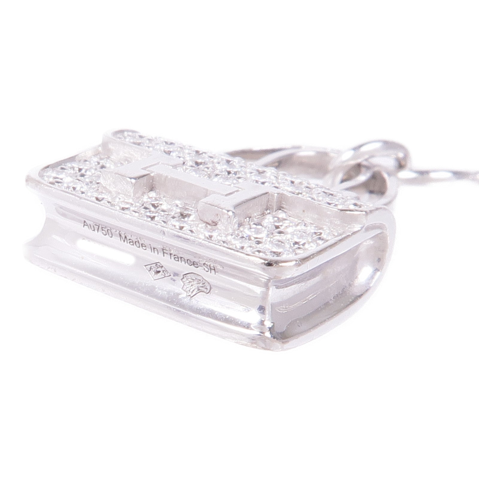 HERMES Amulettes Constance Bracelet Accessories Diamond 18K White Gold
