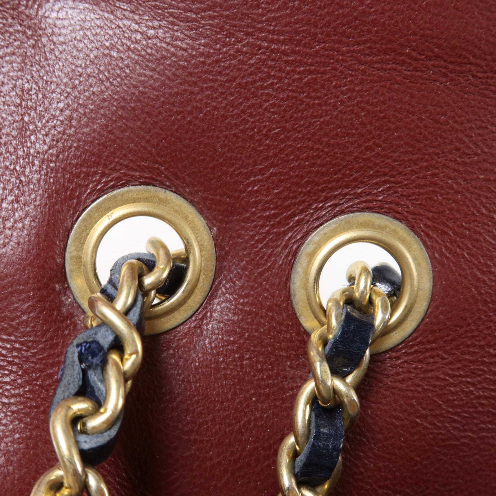 CHANEL 牛皮皮革Chain Shoulder Bag鏈帶肩背袋