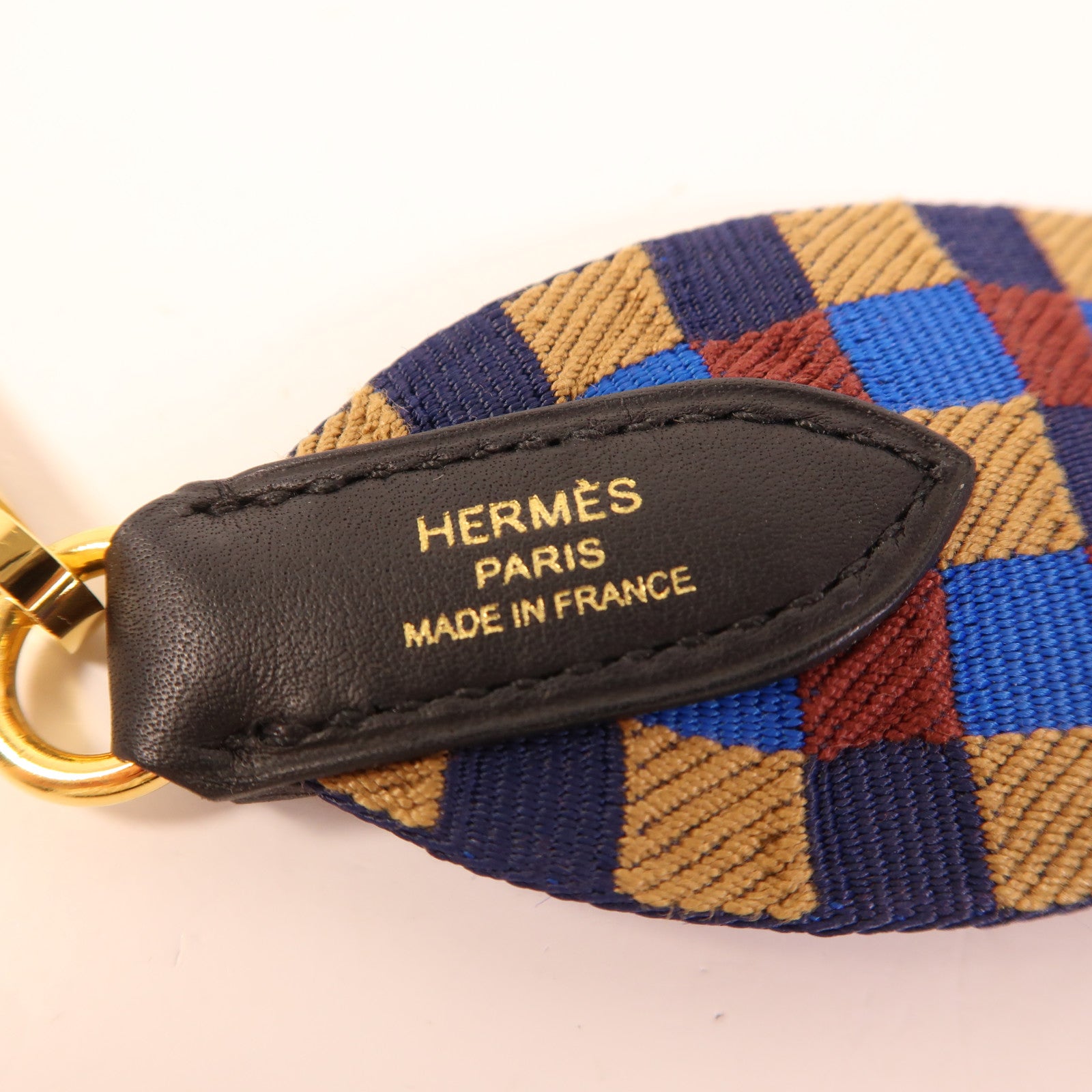 HERMES 帆布/Swift皮革Shoulder Strap金扣肩帶