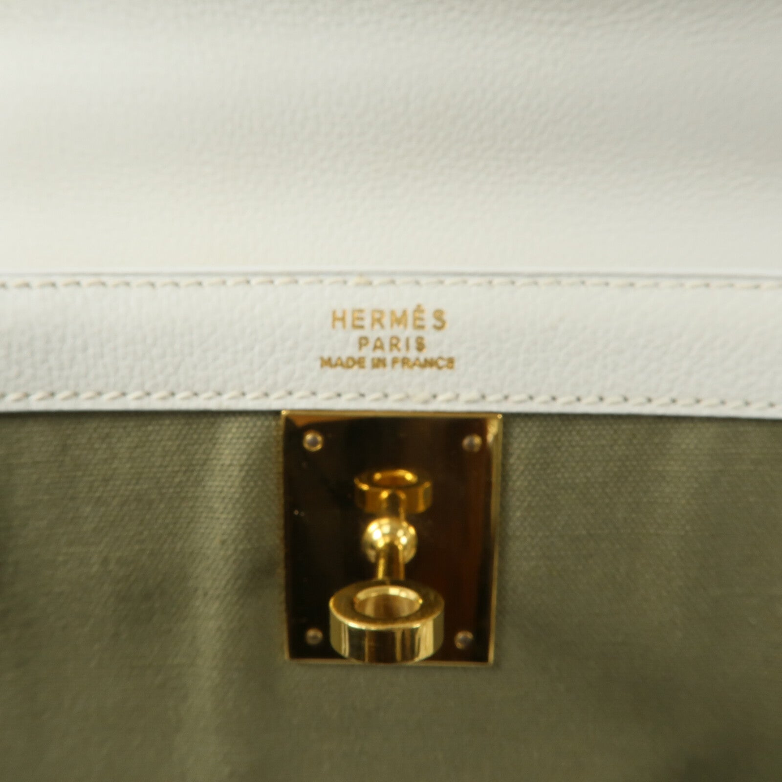 HERMES Toile H帆布Kelly 35手挽肩背兩用袋