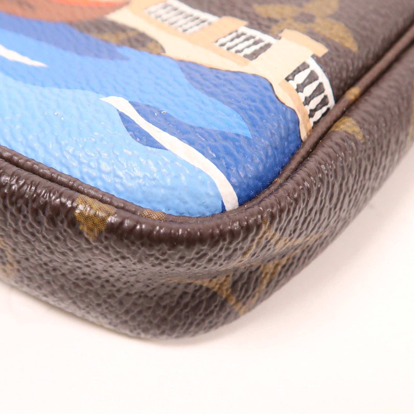 LOUIS VUITTON Monogram Mini Pochette Accessoires金扣手挽袋