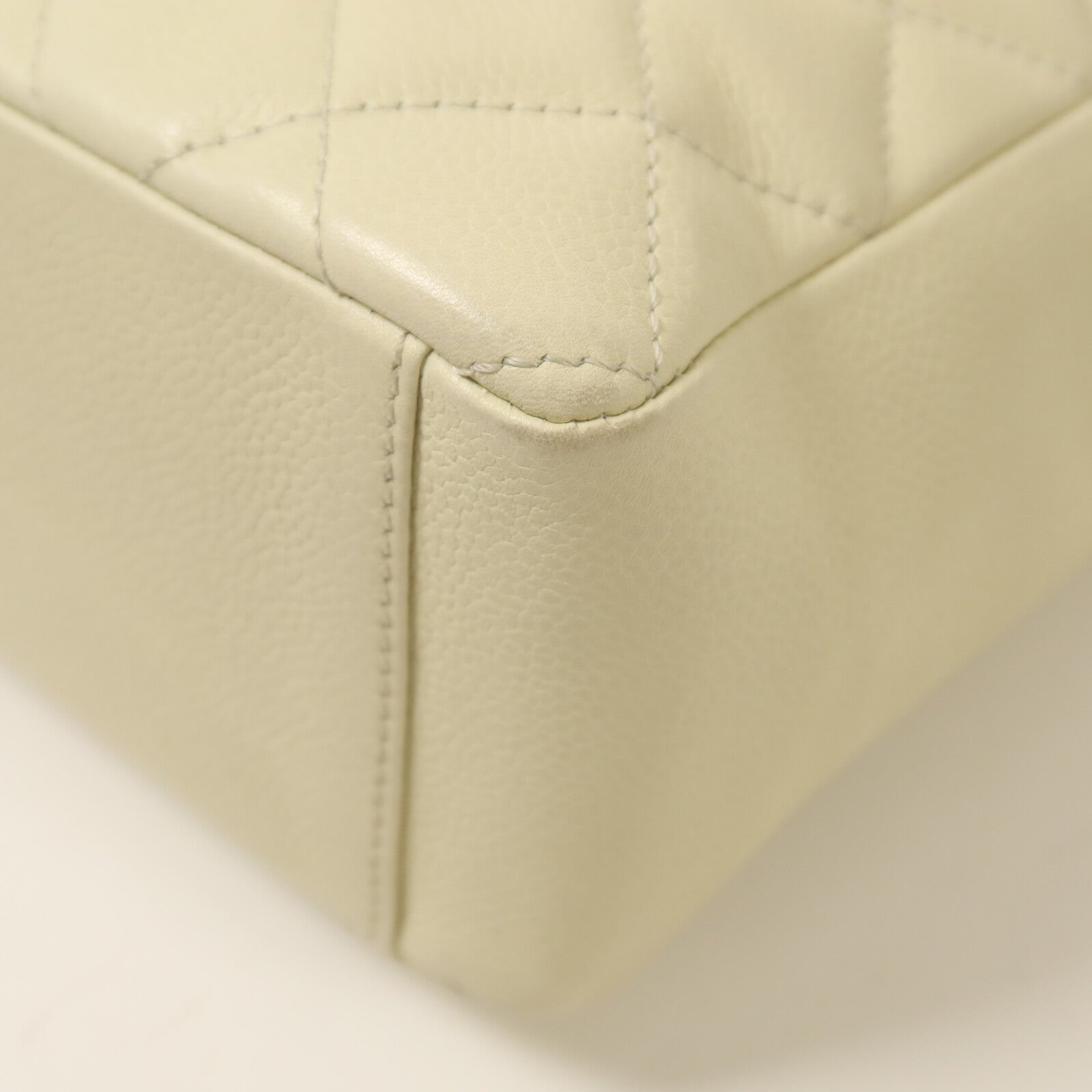 CHANEL 【激減優惠】牛皮皮革PST Petite Shopping Tote Bag銀扣鏈帶肩背袋