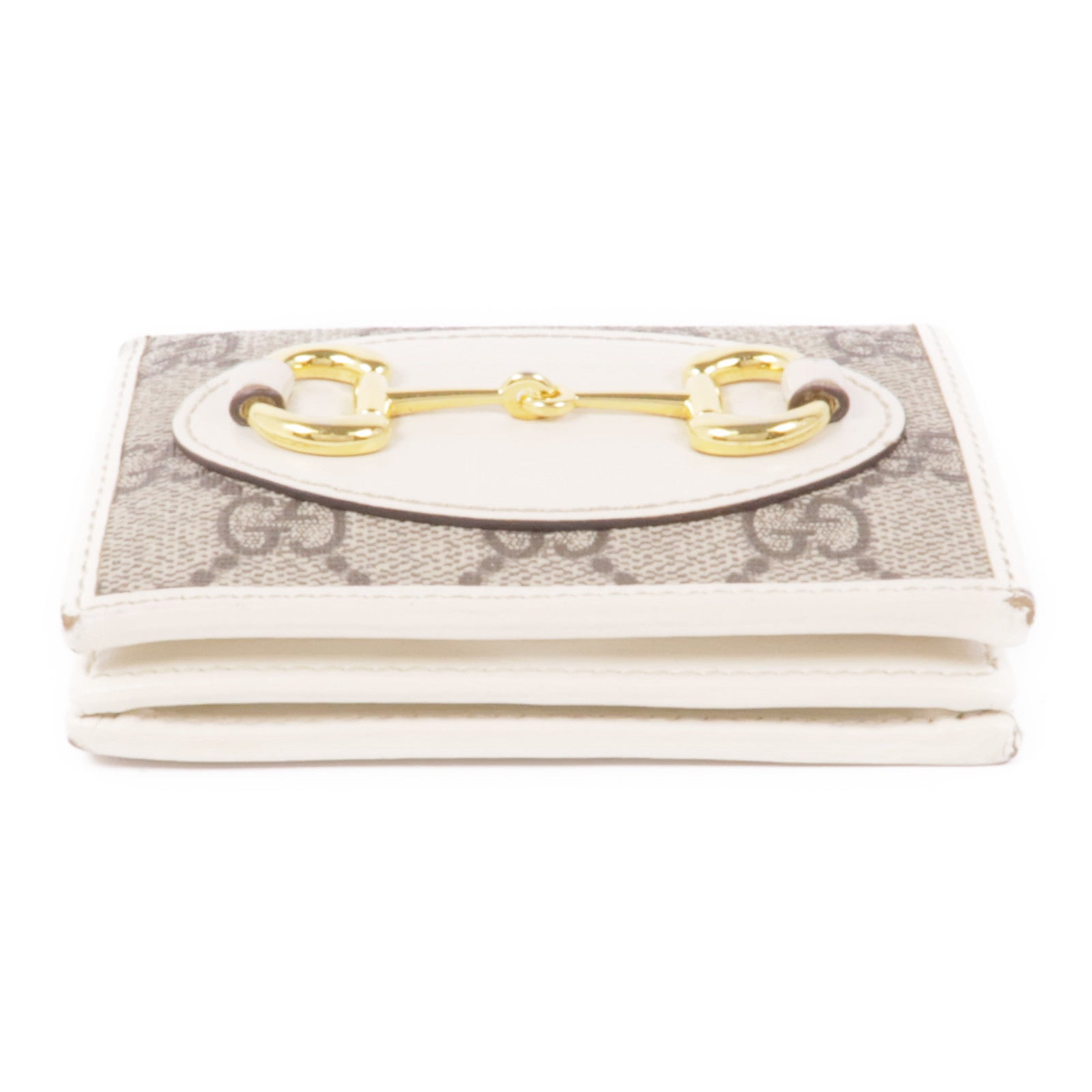 GUCCI 塗層帆布GG Supreme Wallet金扣錢包