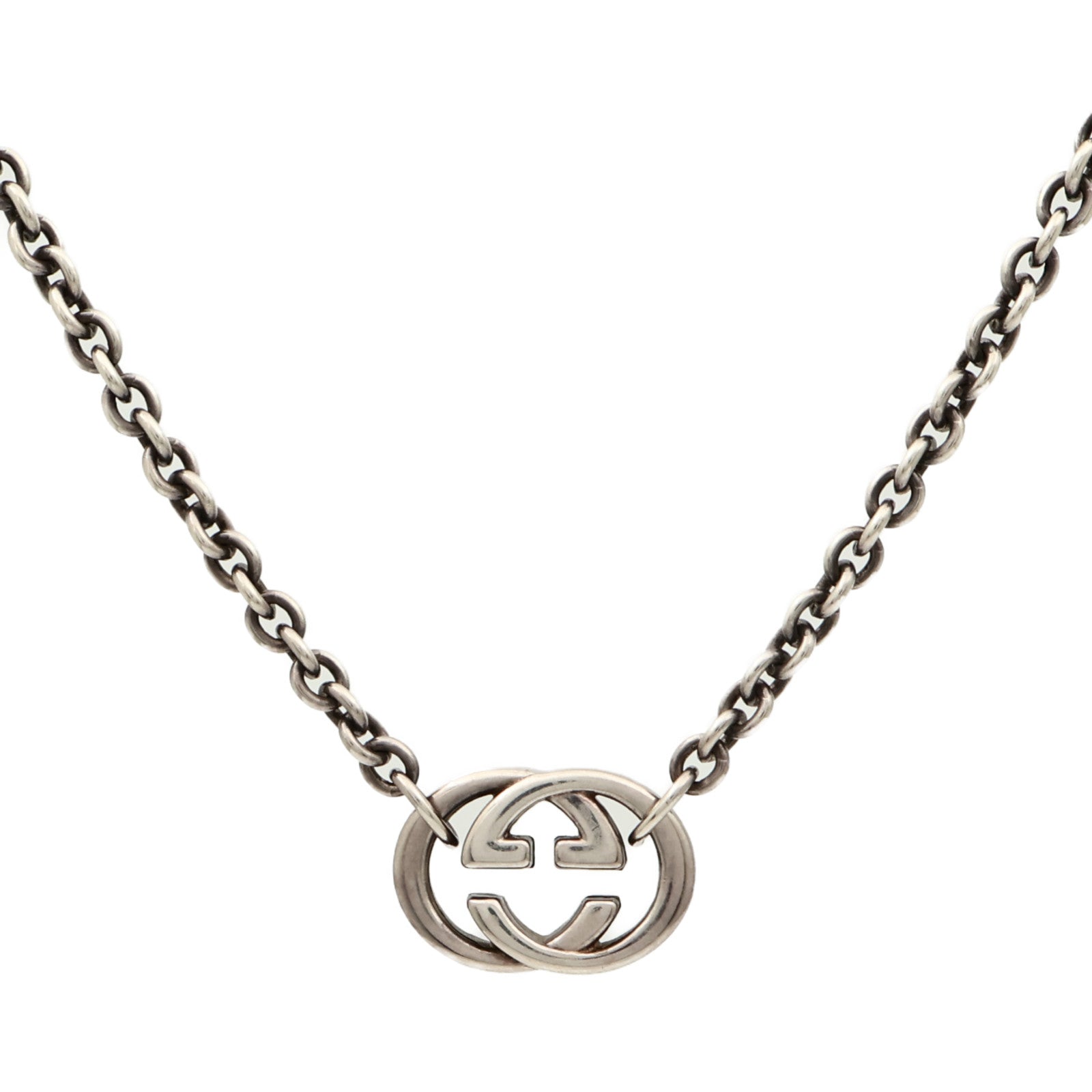 GUCCI 925純銀GG Necklace項鍊