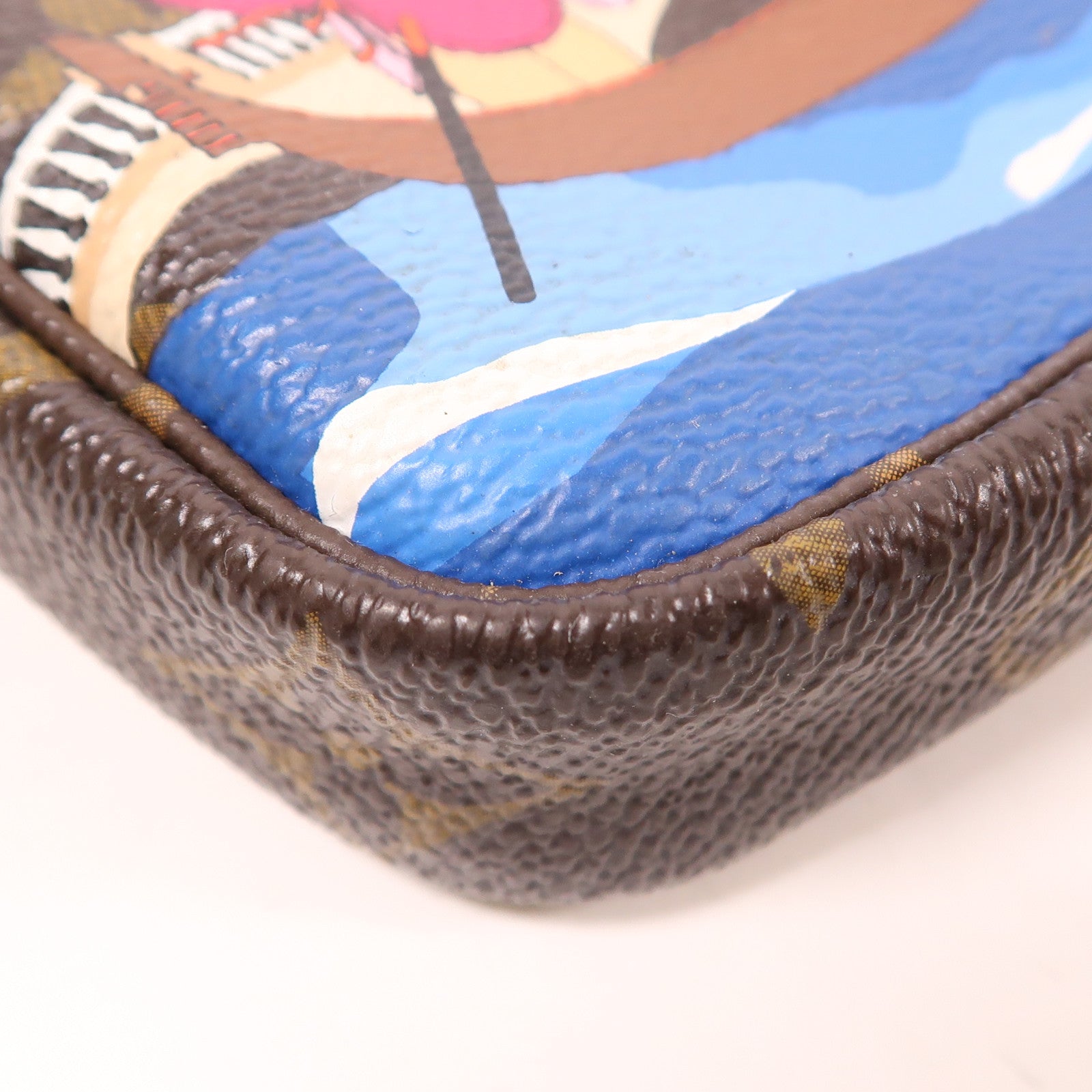 LOUIS VUITTON Monogram Mini Pochette Accessoires金扣手挽袋