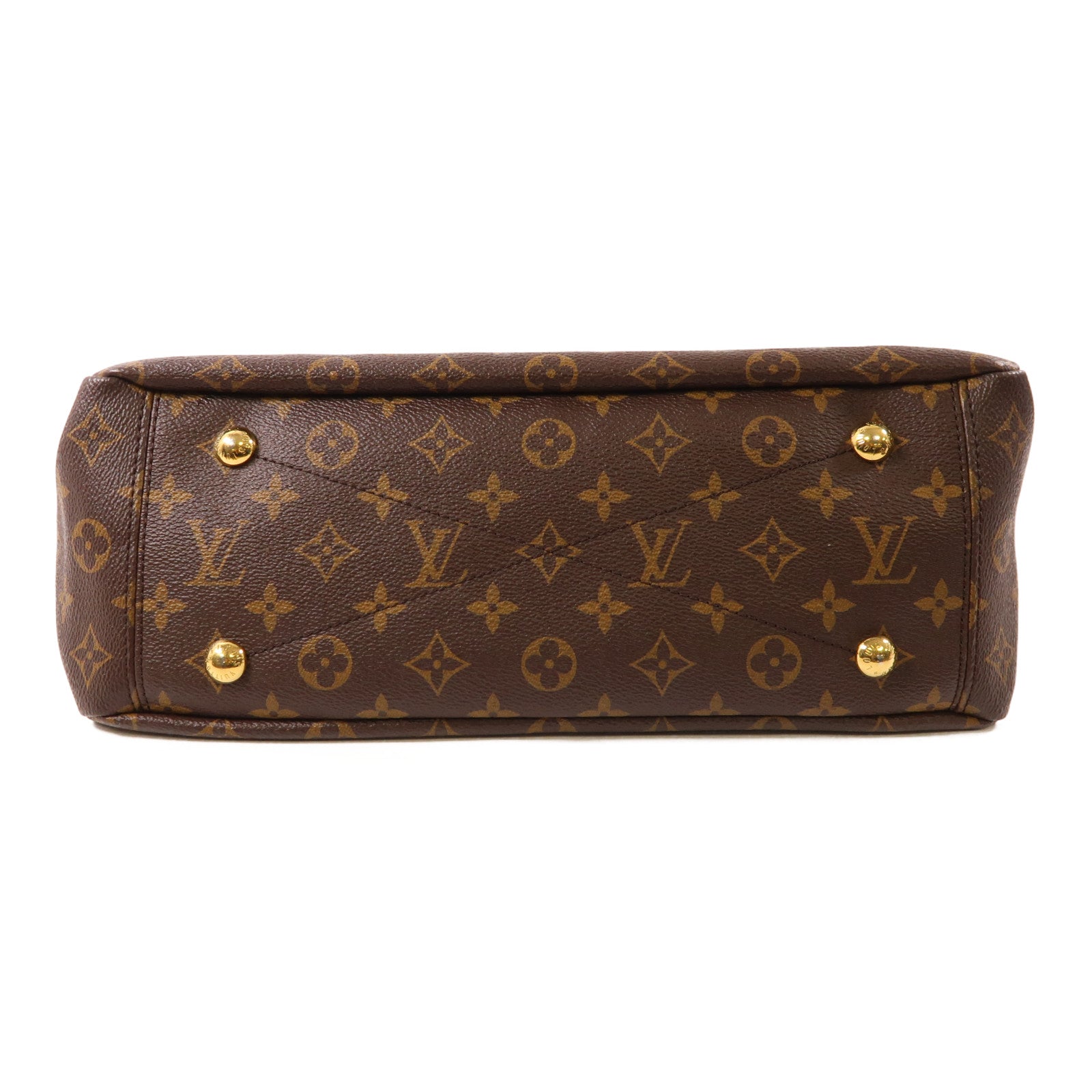 LOUIS VUITTON Monogram Pallas MM金扣手挽肩背兩用袋