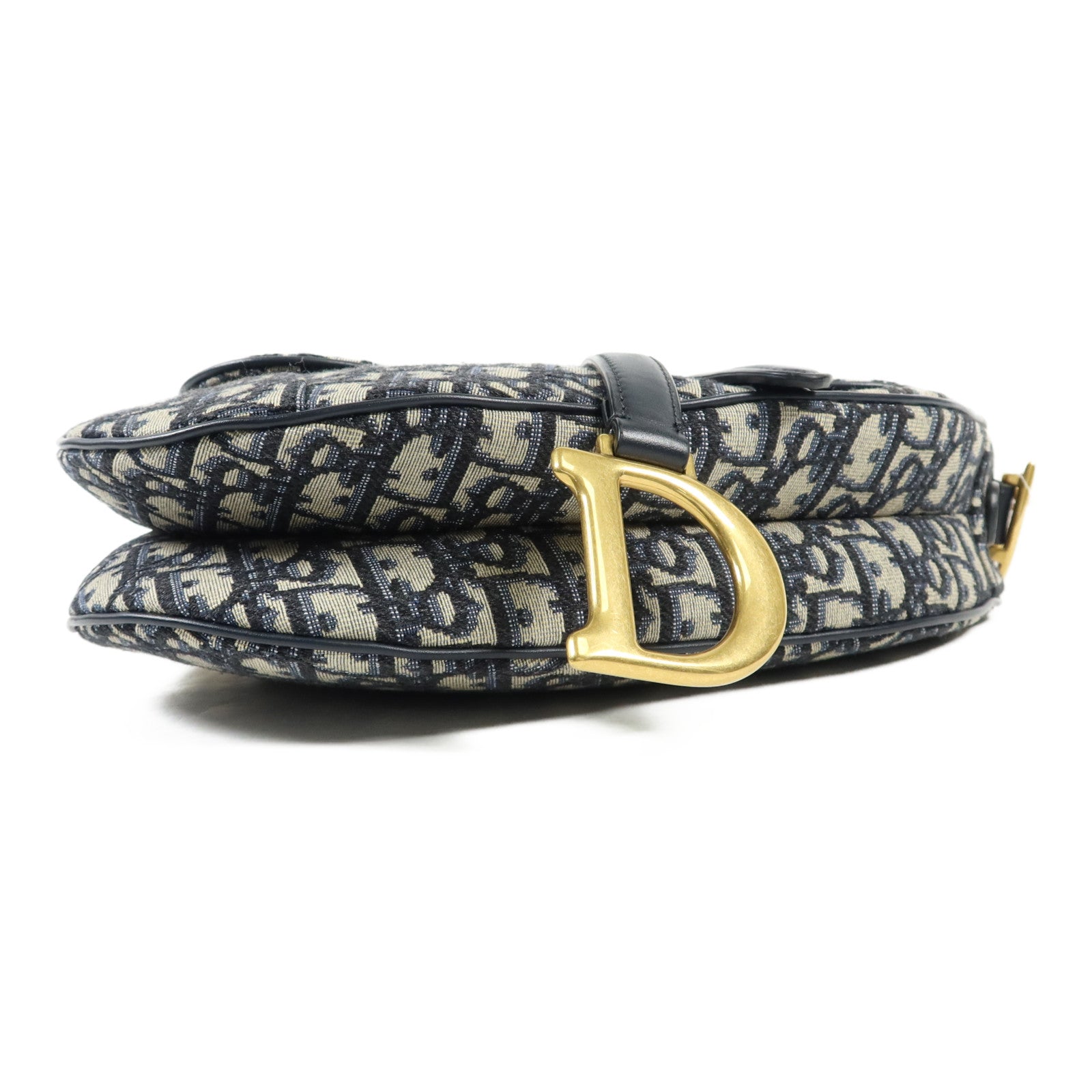 Dior 帆布Saddle金扣手挽肩背兩用袋