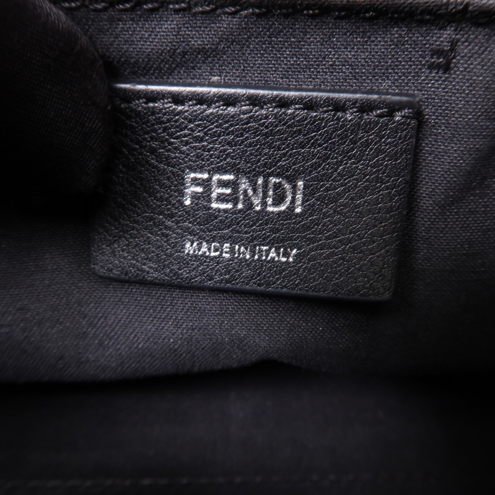 FENDI 牛皮皮革By the way mini銀扣手挽肩背兩用袋