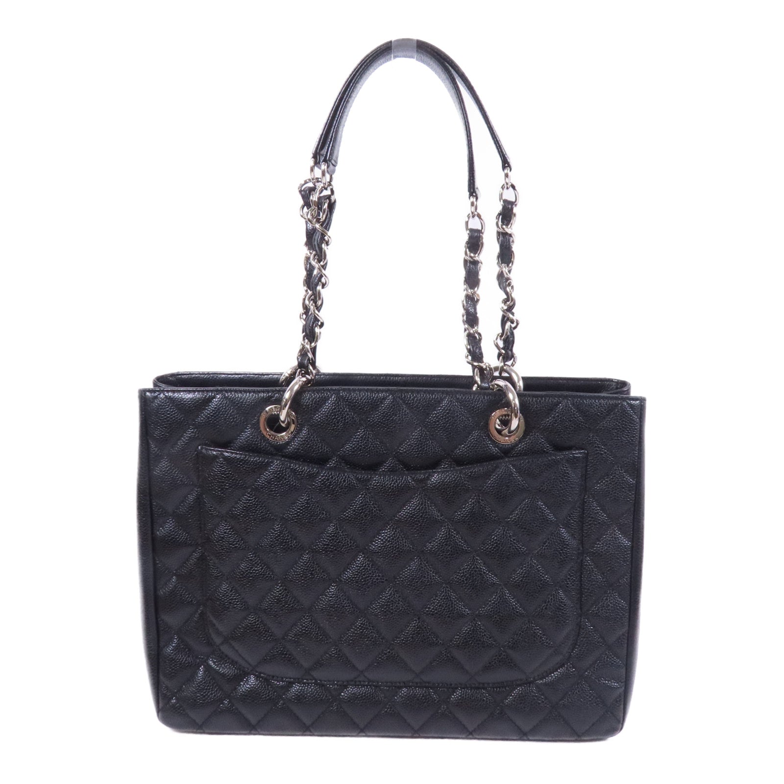 CHANEL GST Grand Shopping Tote Bag鏈帶肩背袋