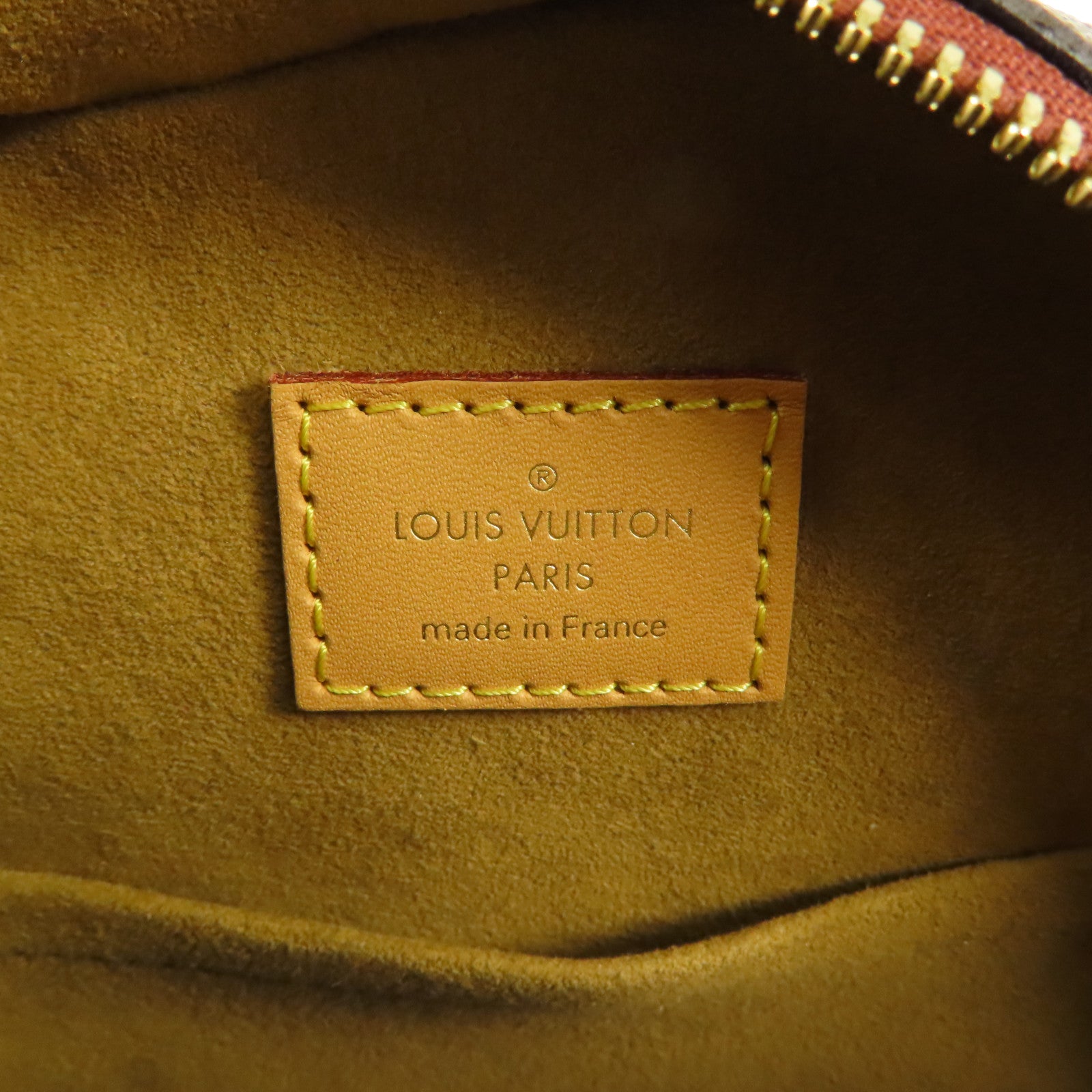 LOUIS VUITTON Monogram Boite Chapeau Souple金扣肩背袋棕色