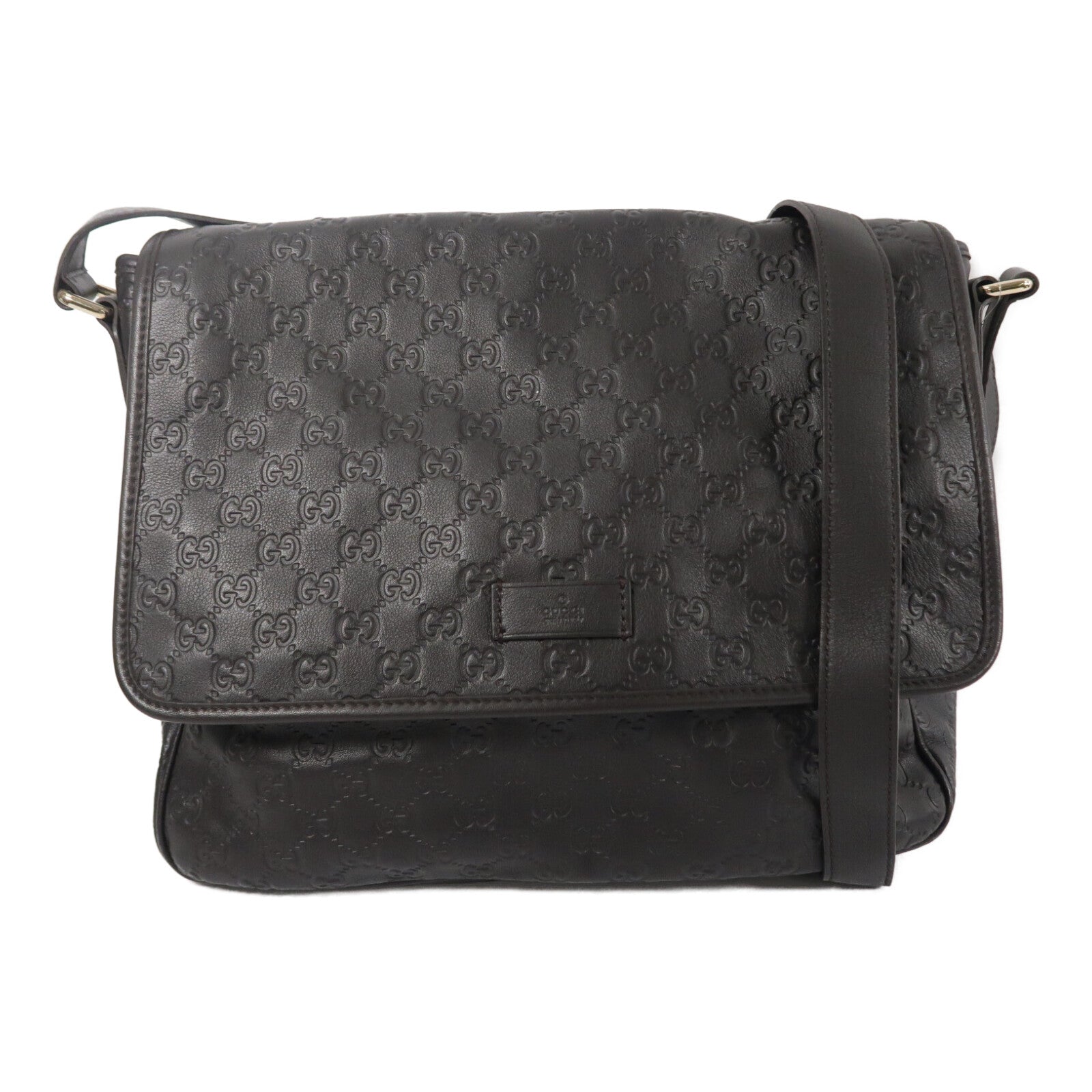 GUCCI 牛皮皮革Guccissima肩背袋